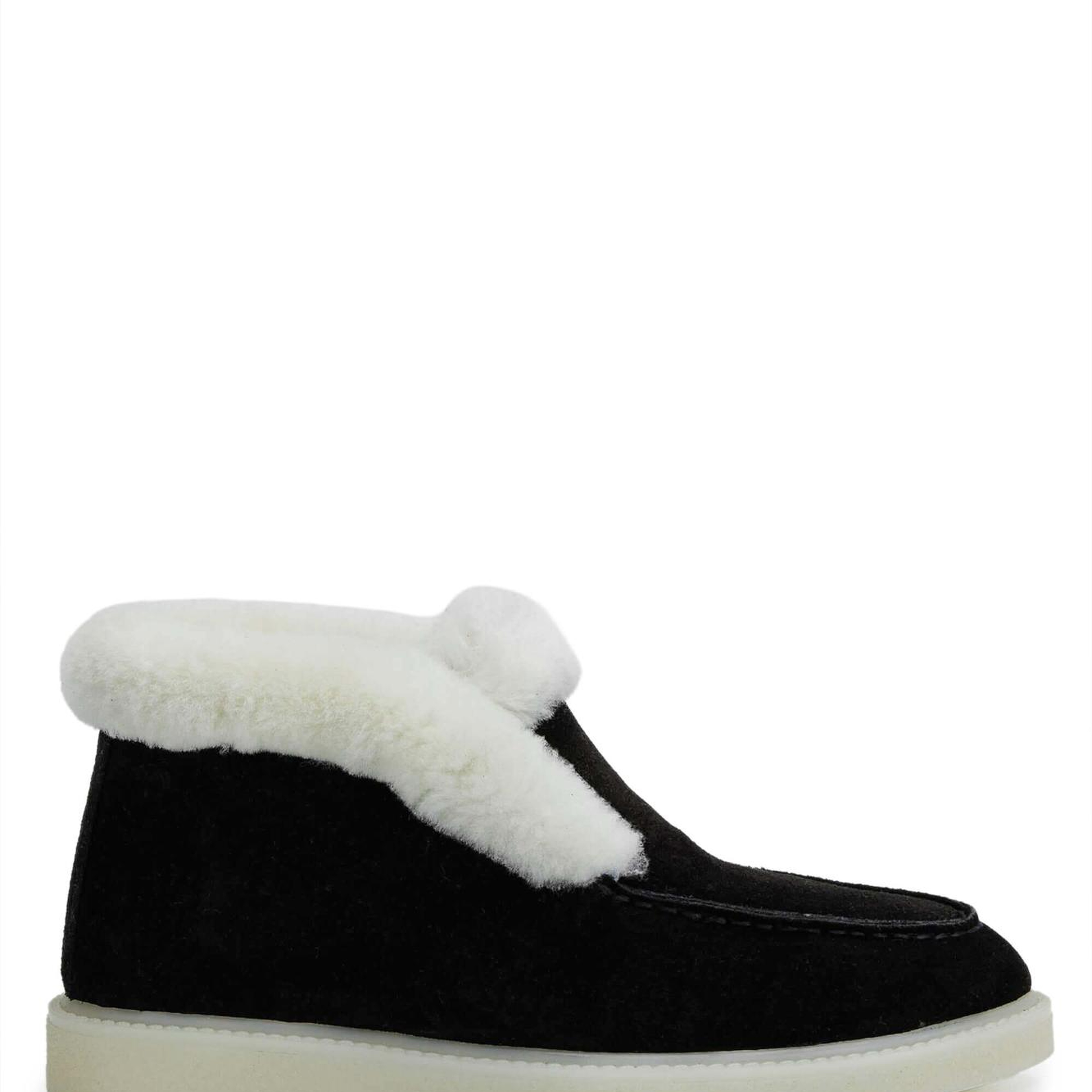 Tamer Tanca Kadın Hakiki Deri Siyah Süet Casual Bot