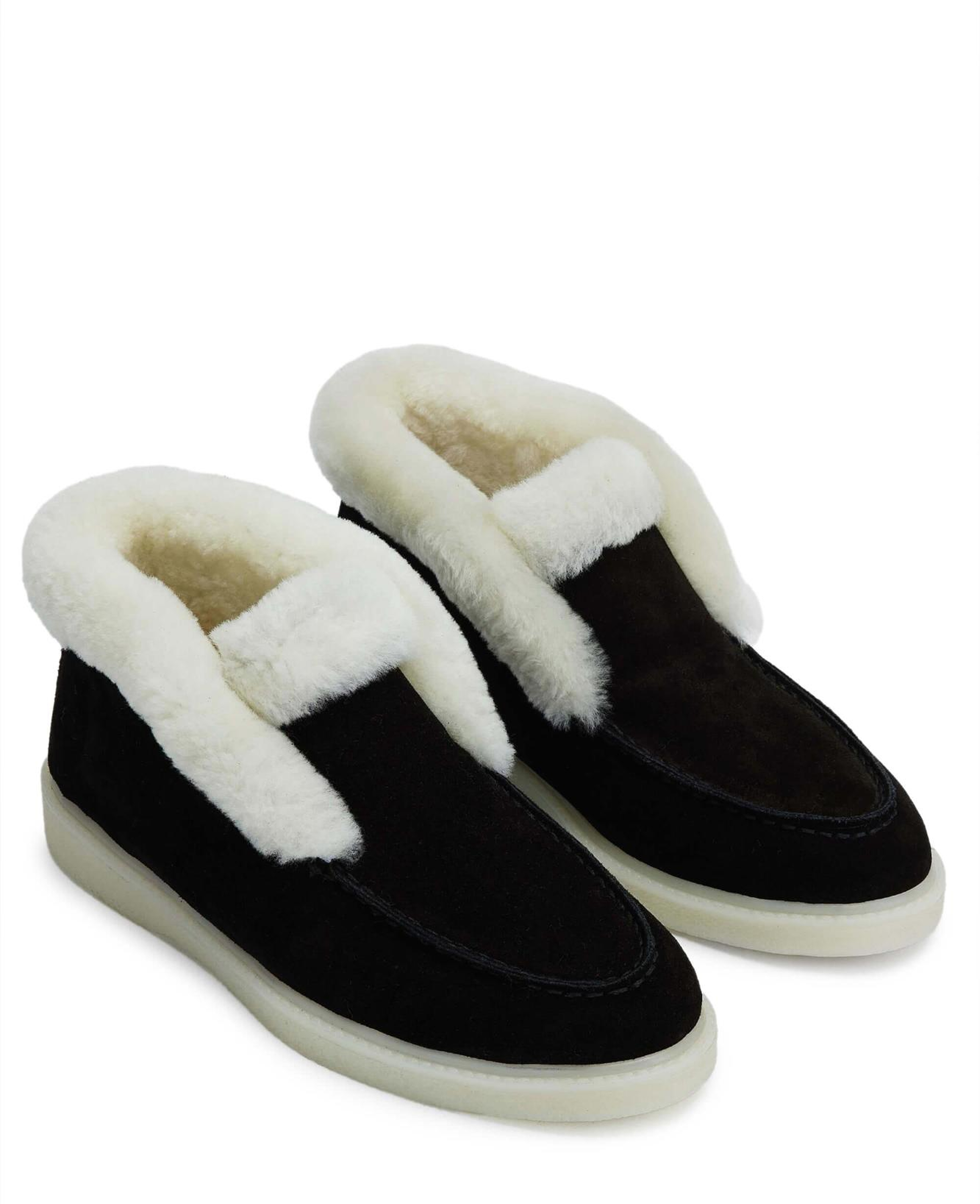 Tamer Tanca Kadın Hakiki Deri Siyah Süet Casual Bot