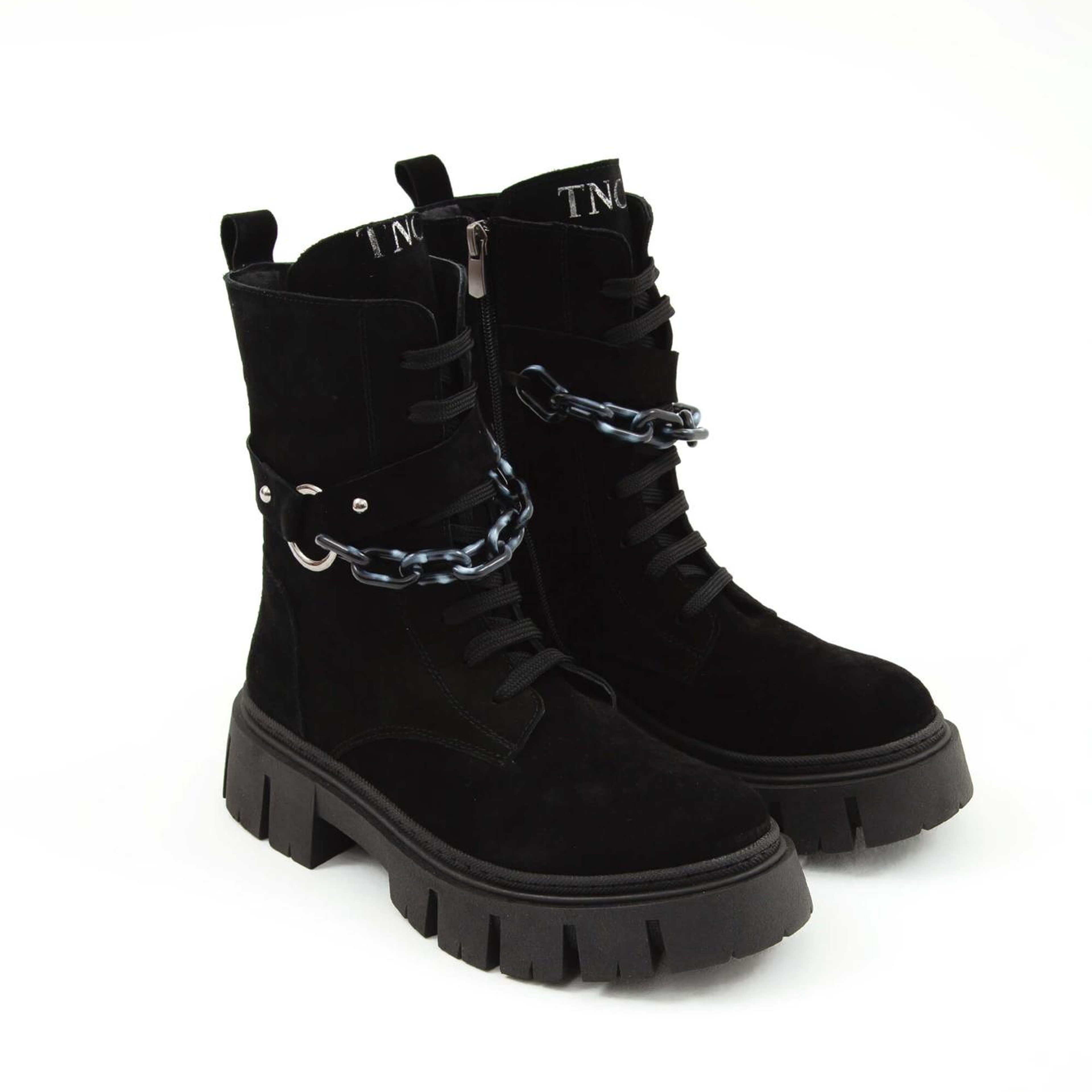 Tamer Tanca Kadın Hakiki Deri Siyah Casual Bot