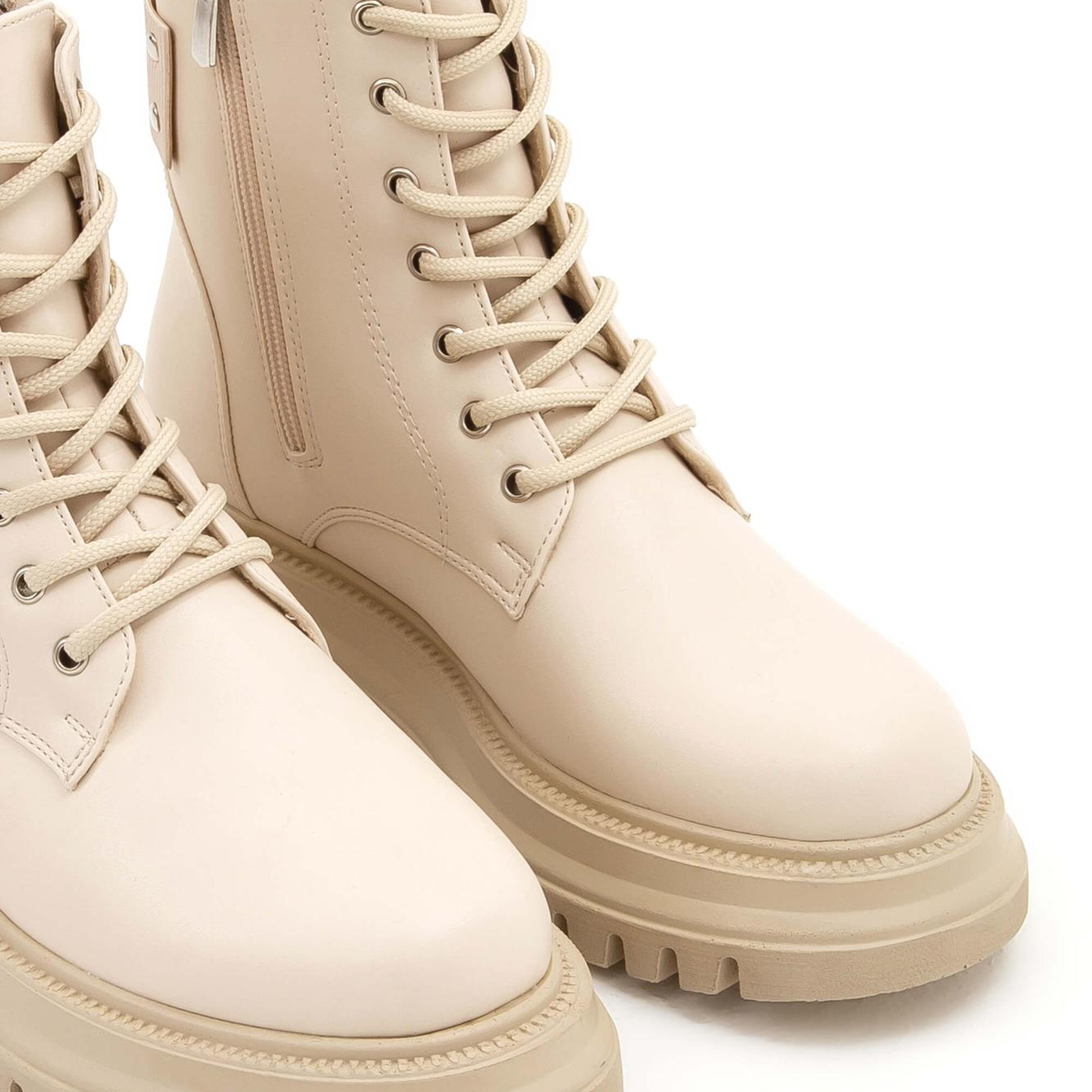 Tamer Tanca Kadın Vegan Bej Casual Bot