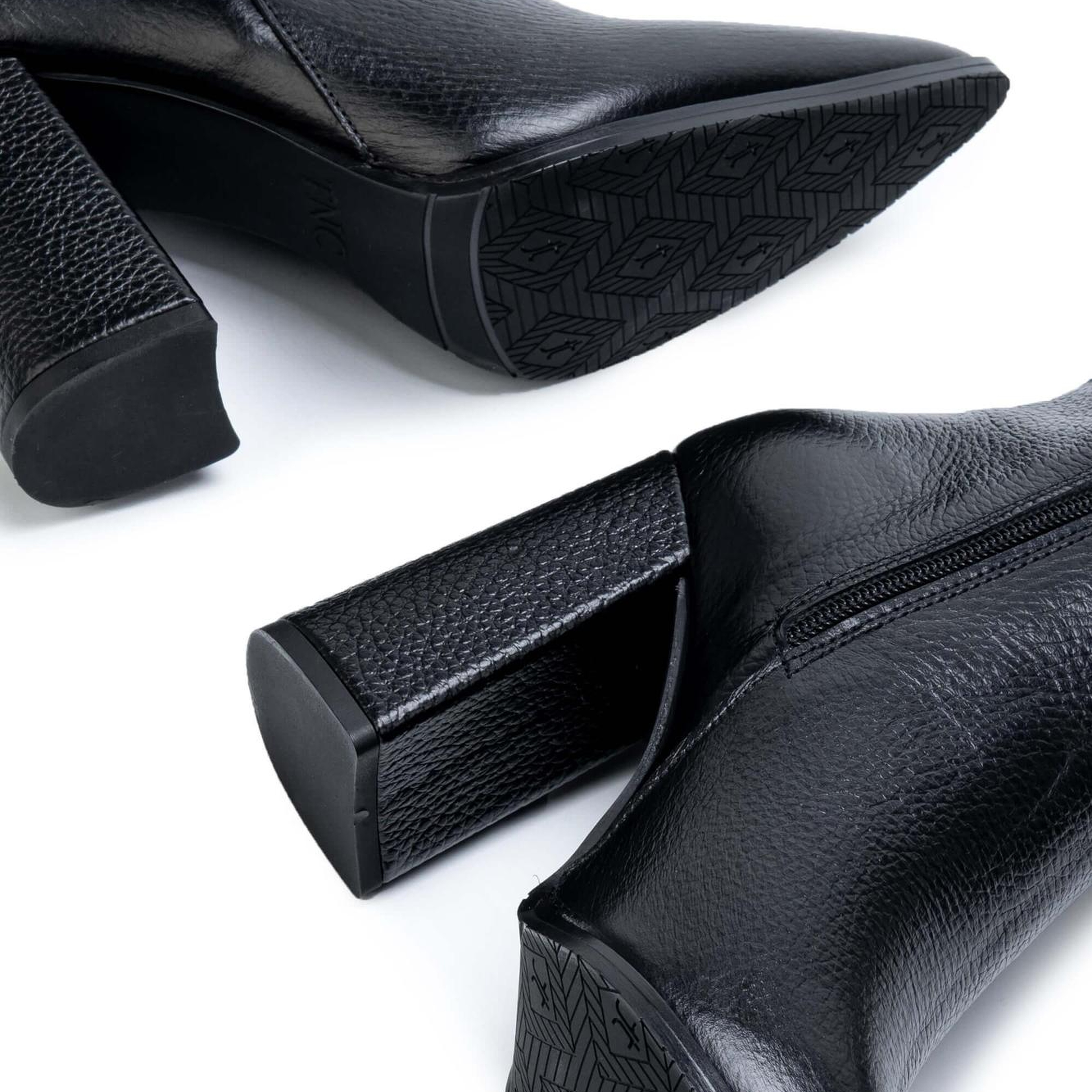 Tamer Tanca Kadın Hakiki Deri Siyah Floter Klasik Çizme