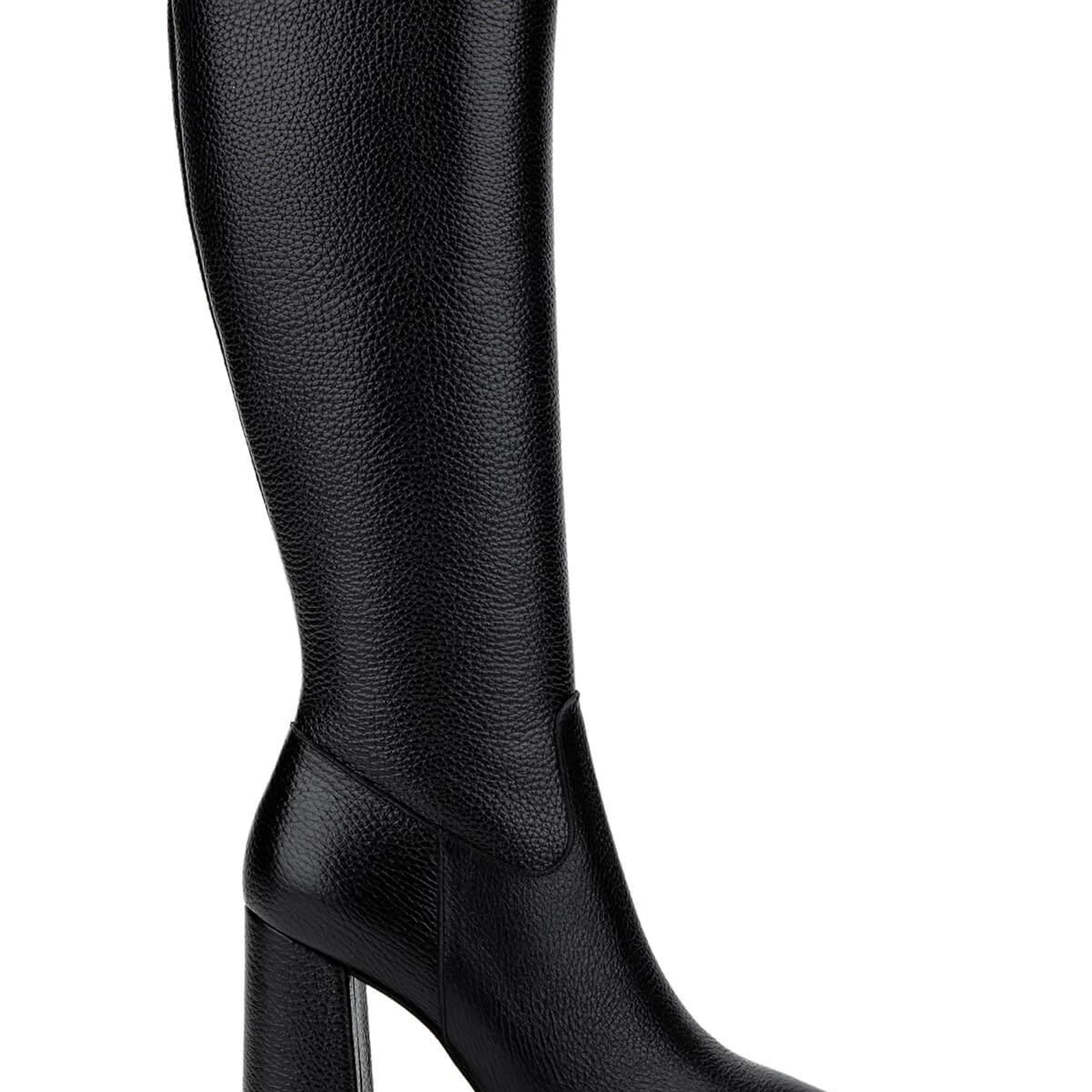 Tamer Tanca Kadın Hakiki Deri Siyah Klasik Çizme