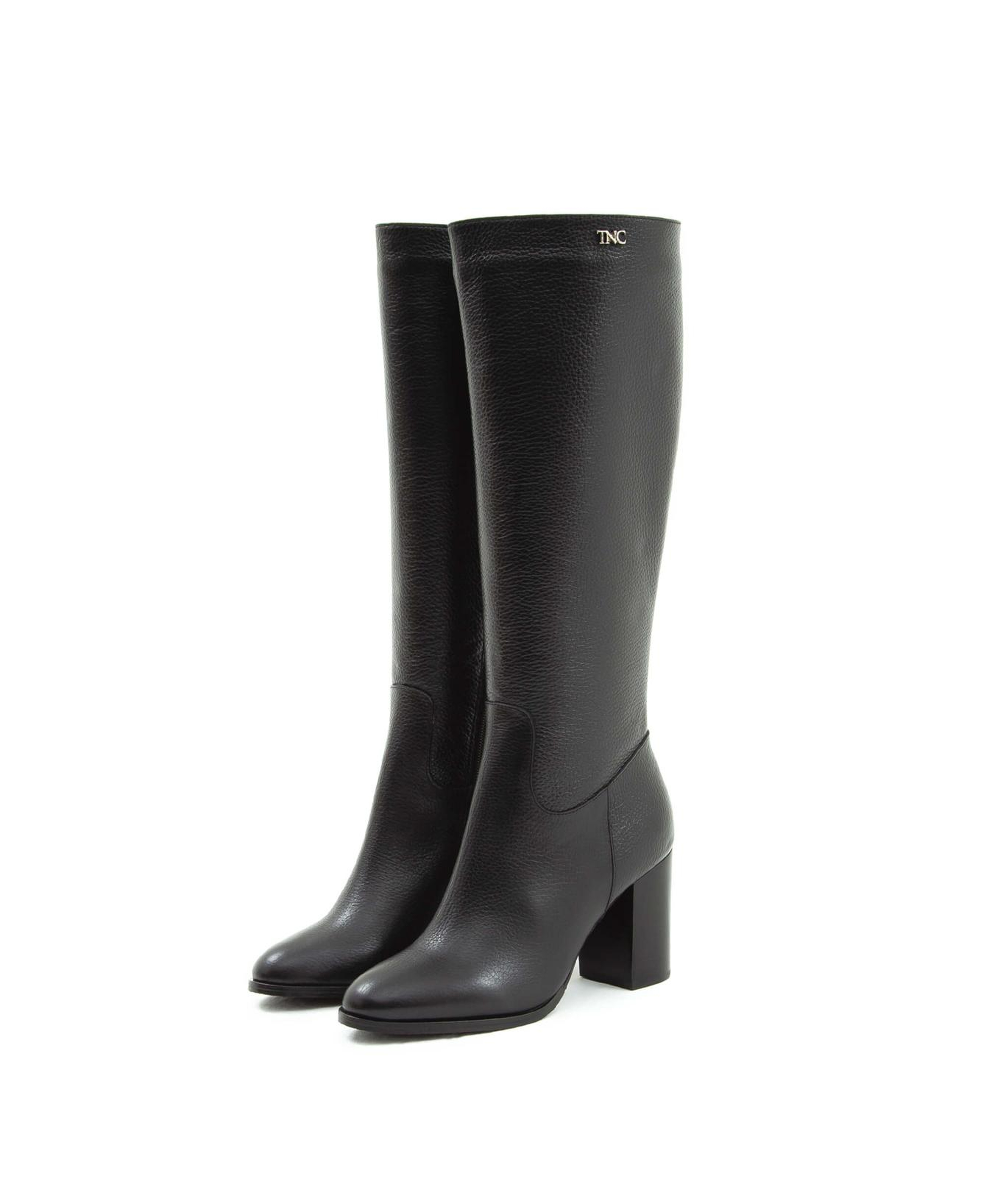 Tamer Tanca Kadın Hakiki Deri Siyah Floter Klasik Çizme