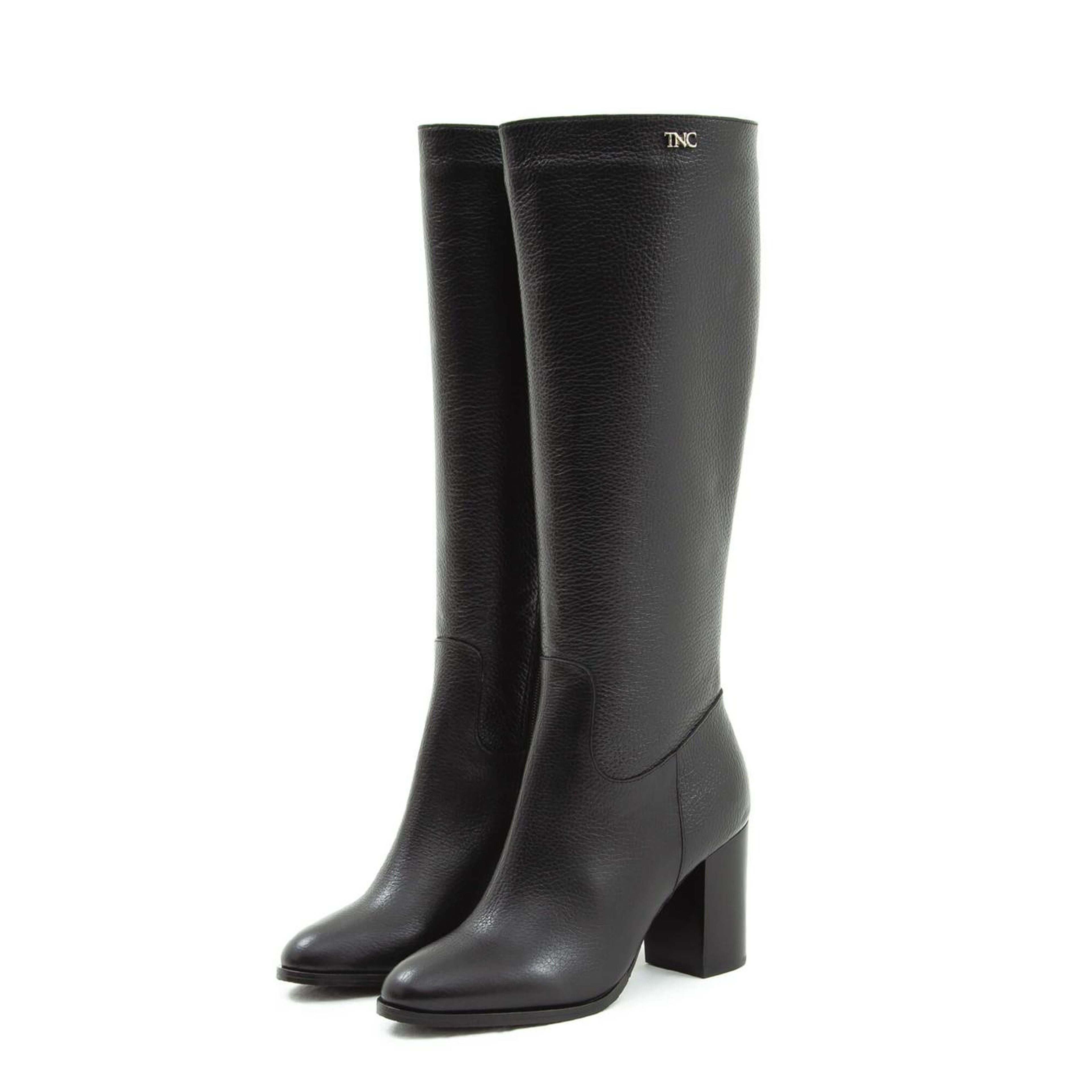 Tamer Tanca Kadın Hakiki Deri Siyah Floter Klasik Çizme