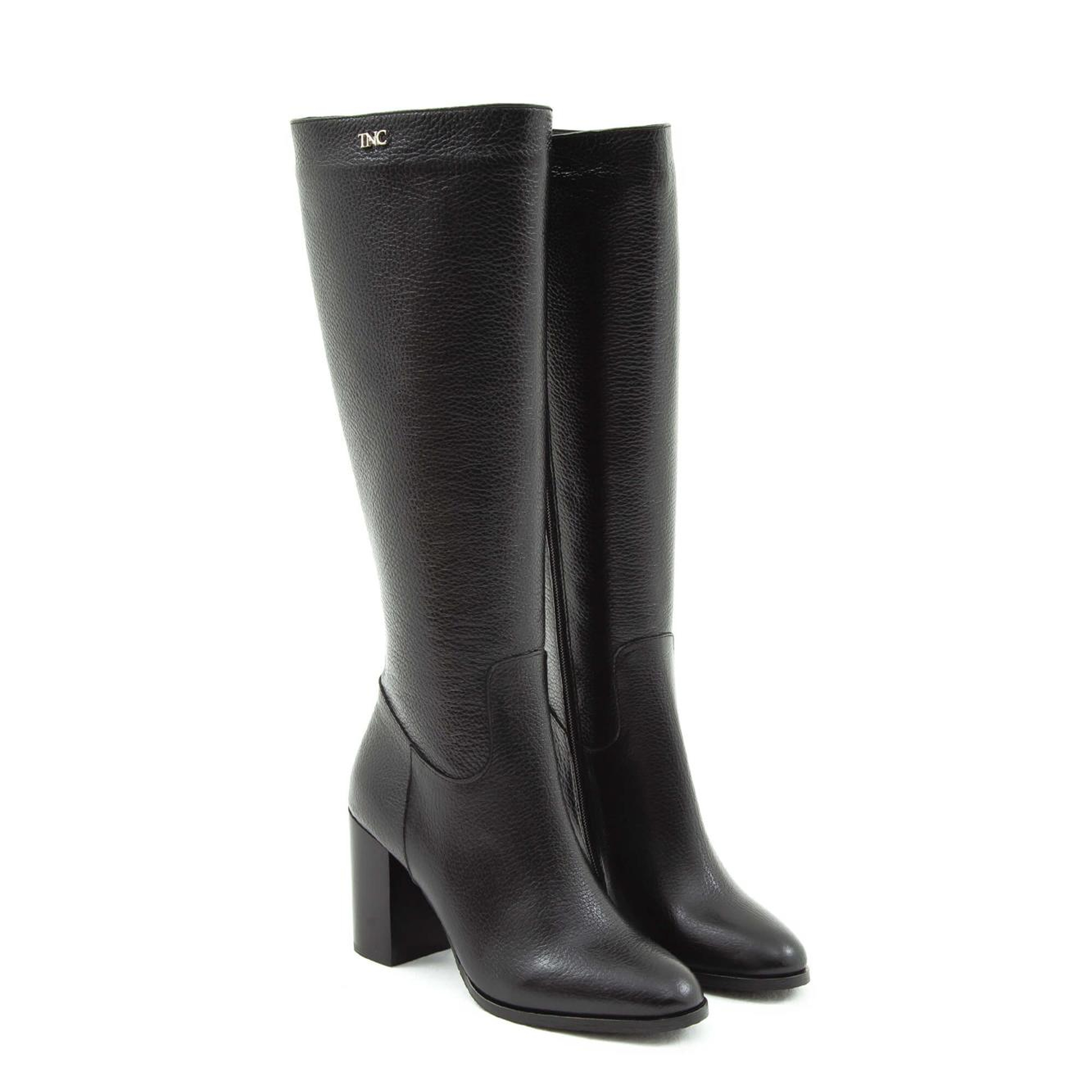 Tamer Tanca Kadın Hakiki Deri Siyah Floter Klasik Çizme