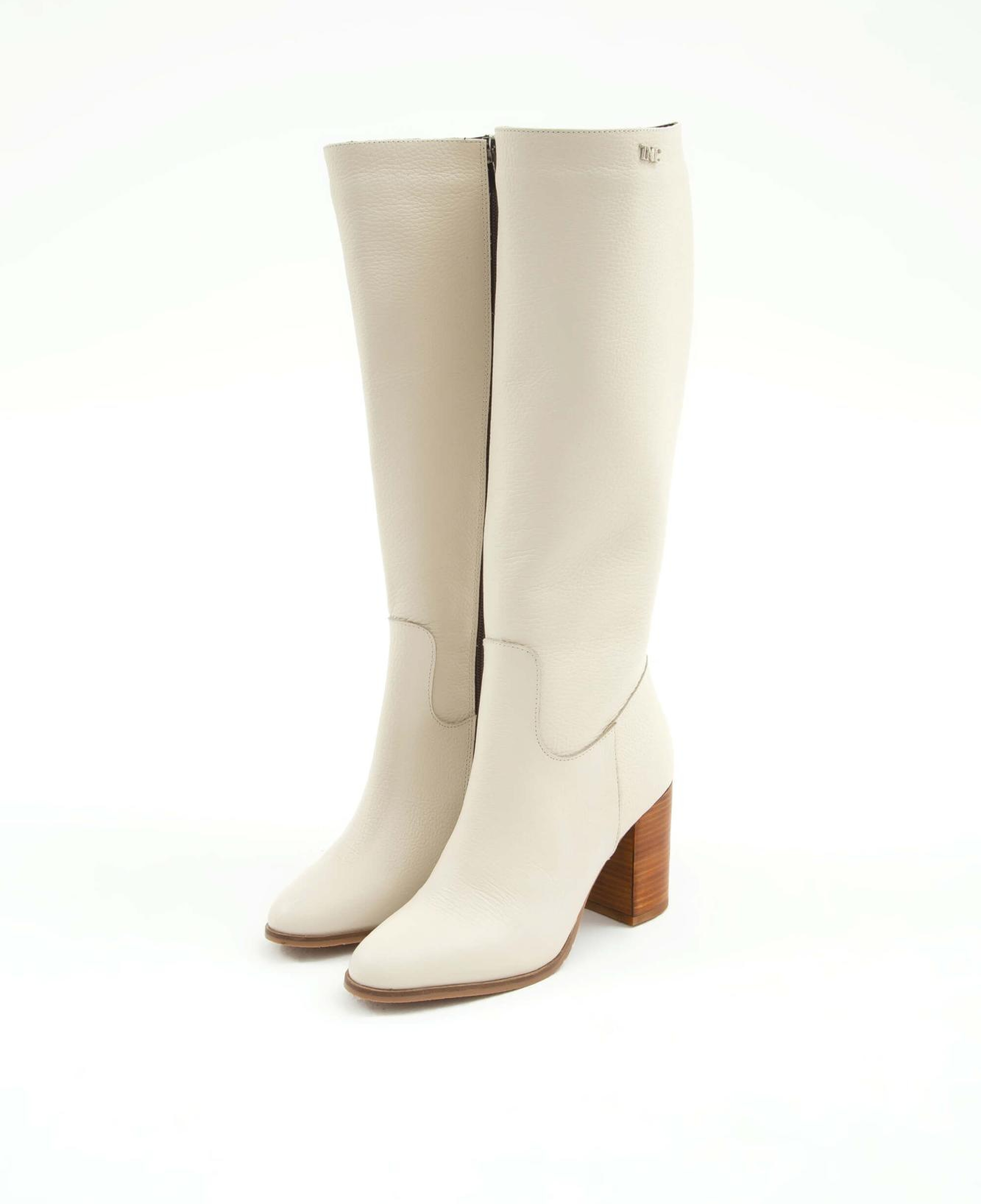 Tamer Tanca Kadın Hakiki Deri Bej Floter Klasik Çizme