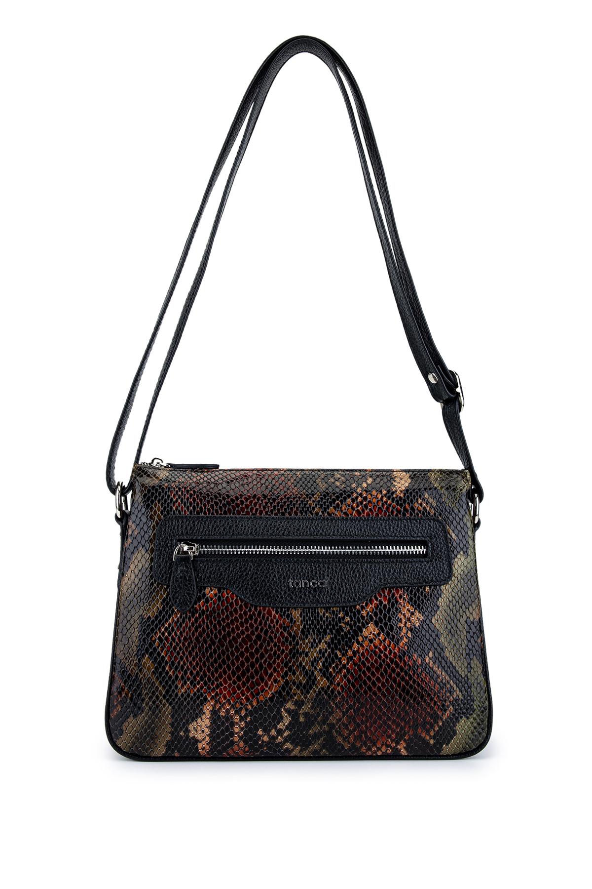 Tamer Tanca Kadın Hakiki Deri Yeşil Omuz Çanta