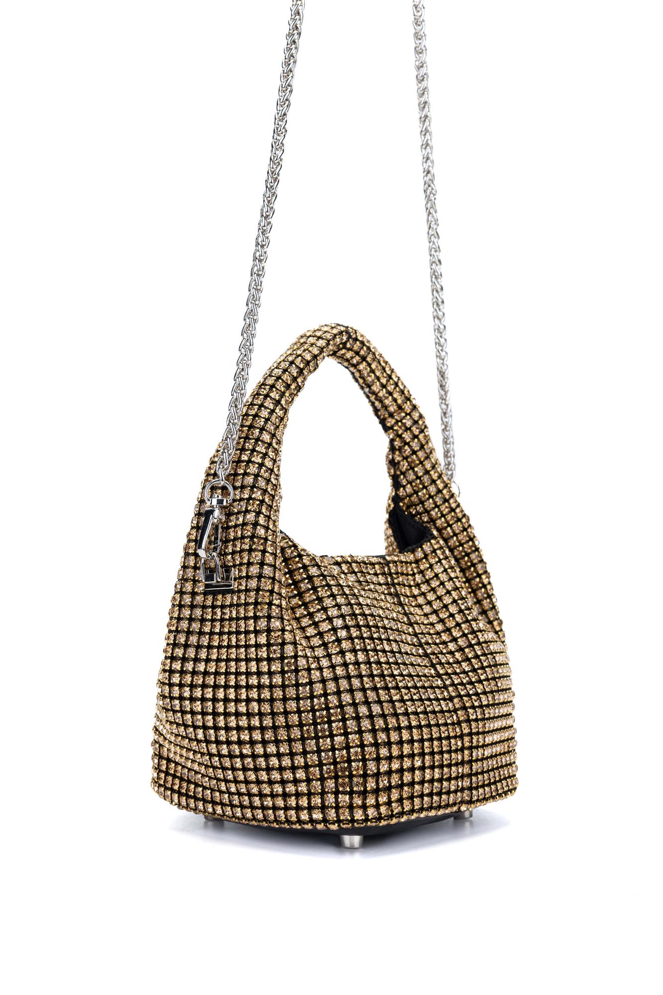 Tamer Tanca Kadın Vegan Altın Omuz Çanta