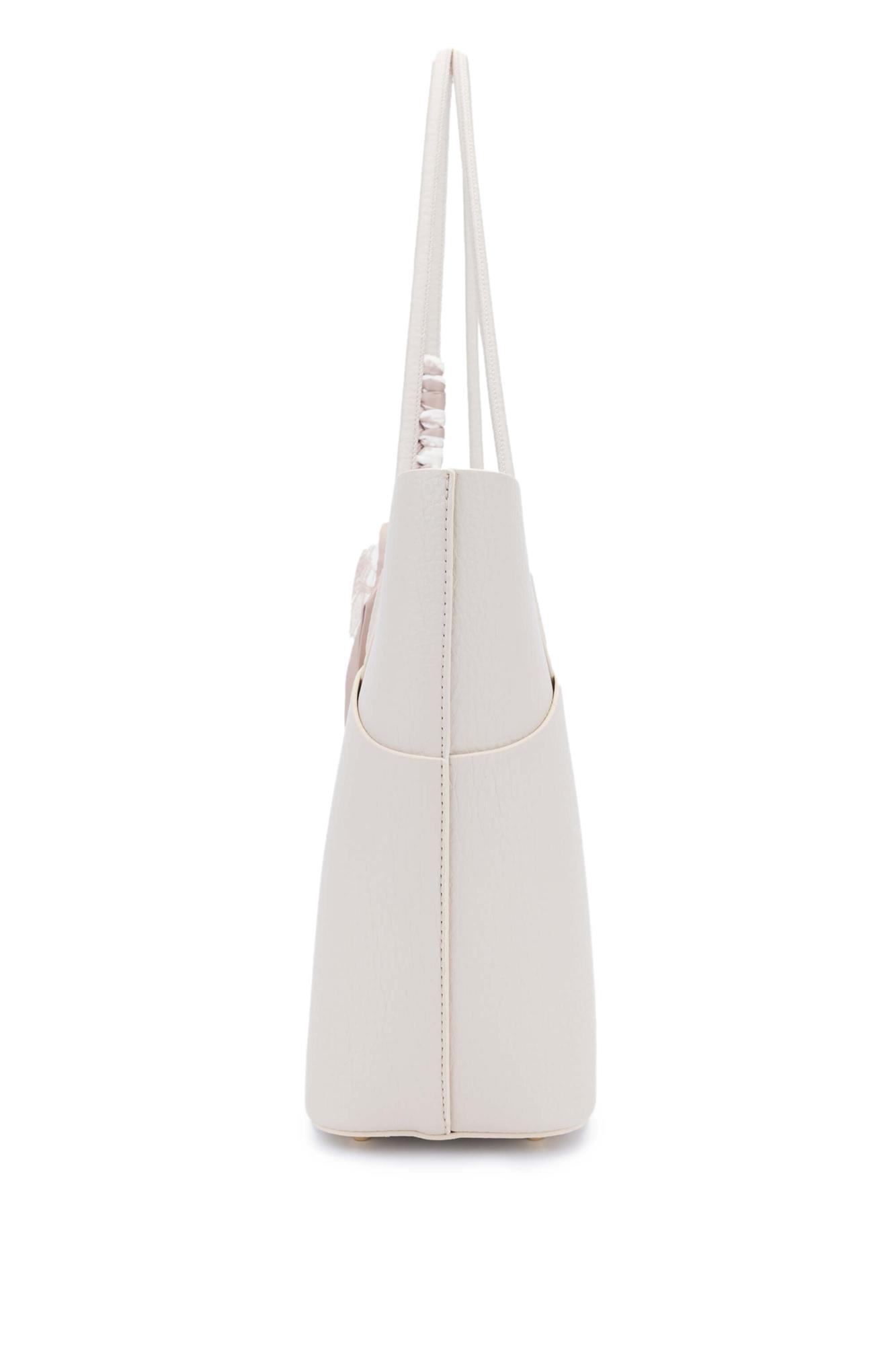 Tamer Tanca Kadın Suni Deri Bej Kol Çantası