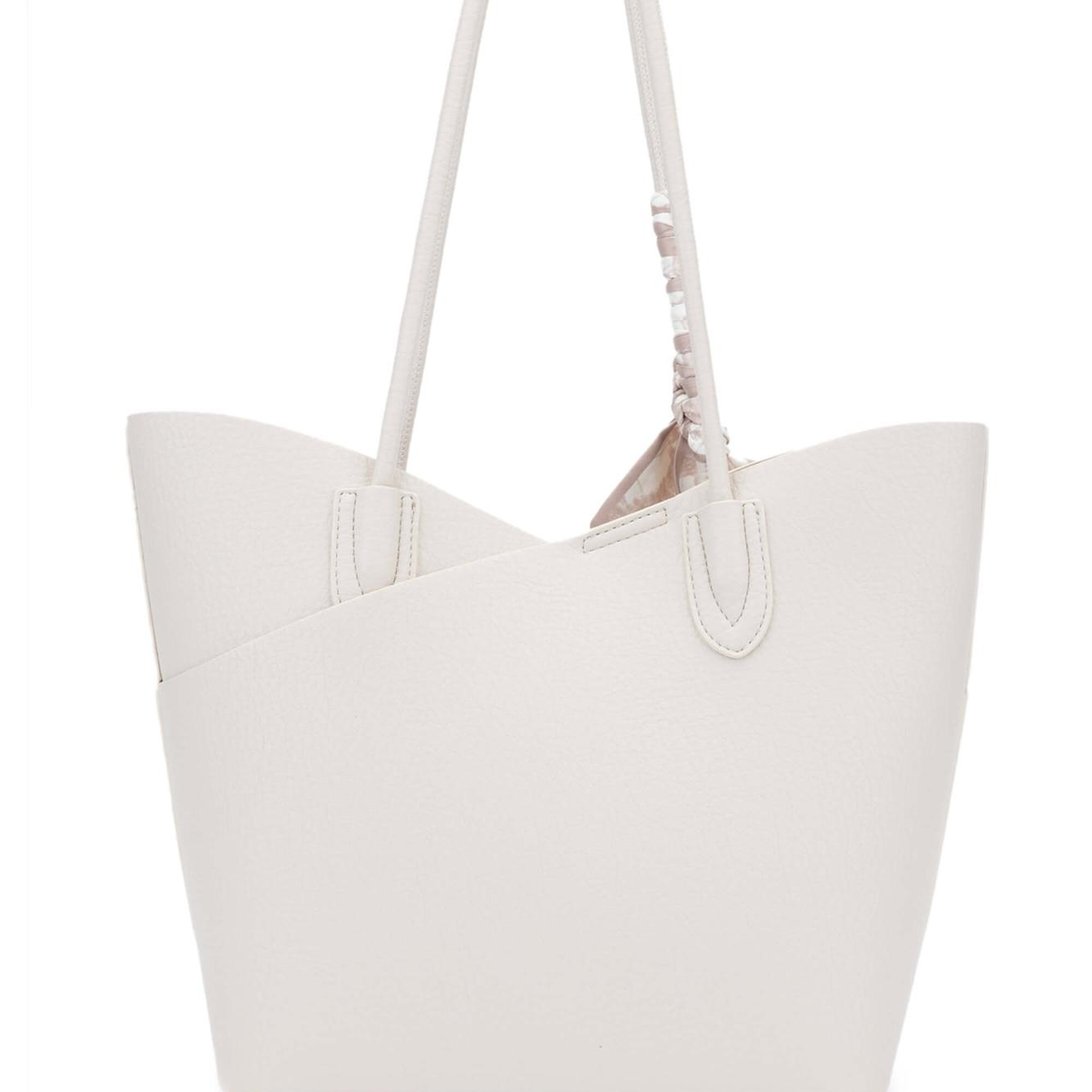 Tamer Tanca Kadın Suni Deri Bej Kol Çantası