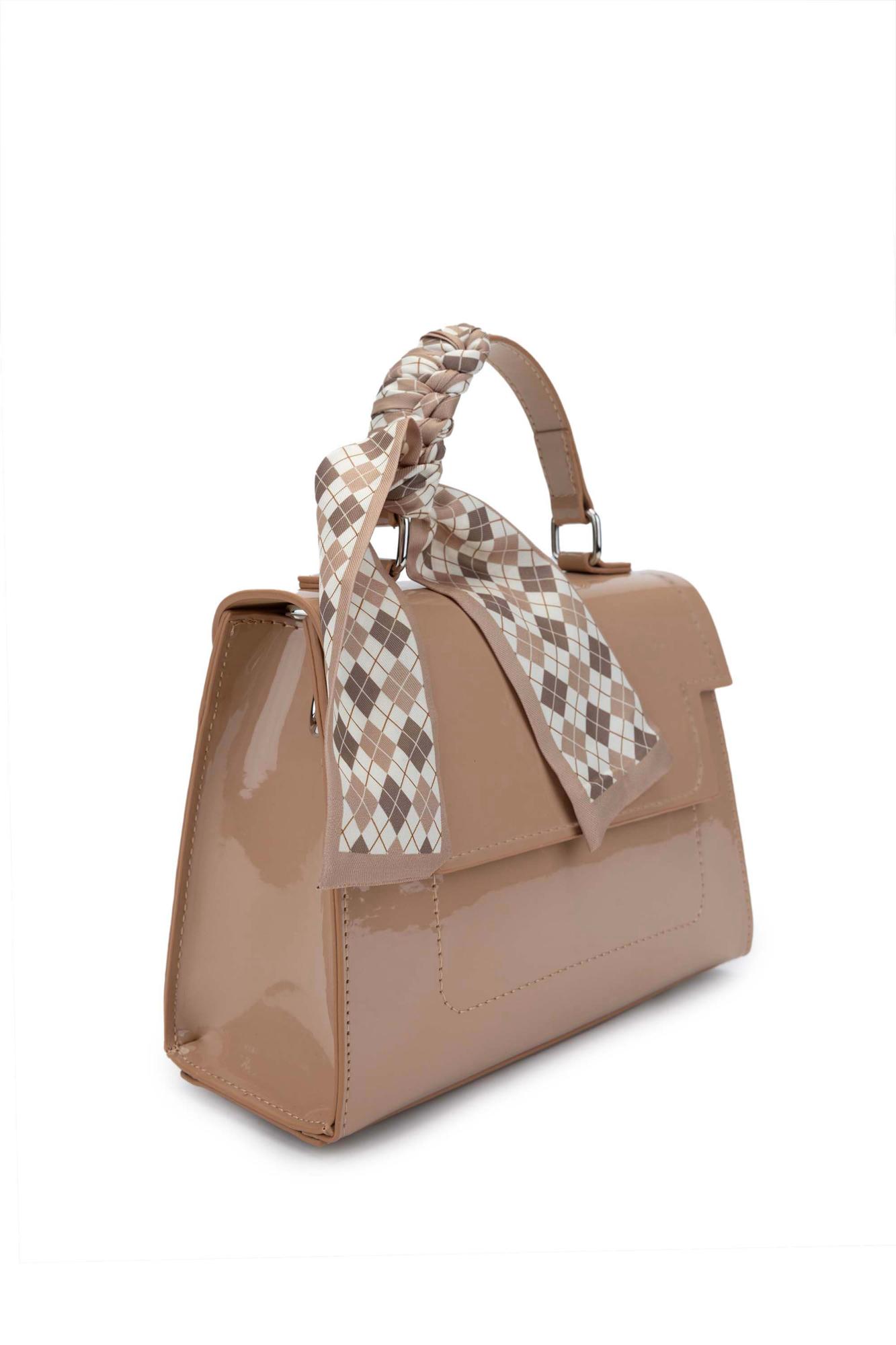 Tamer Tanca Kadın Vegan Bej Kol Çantası