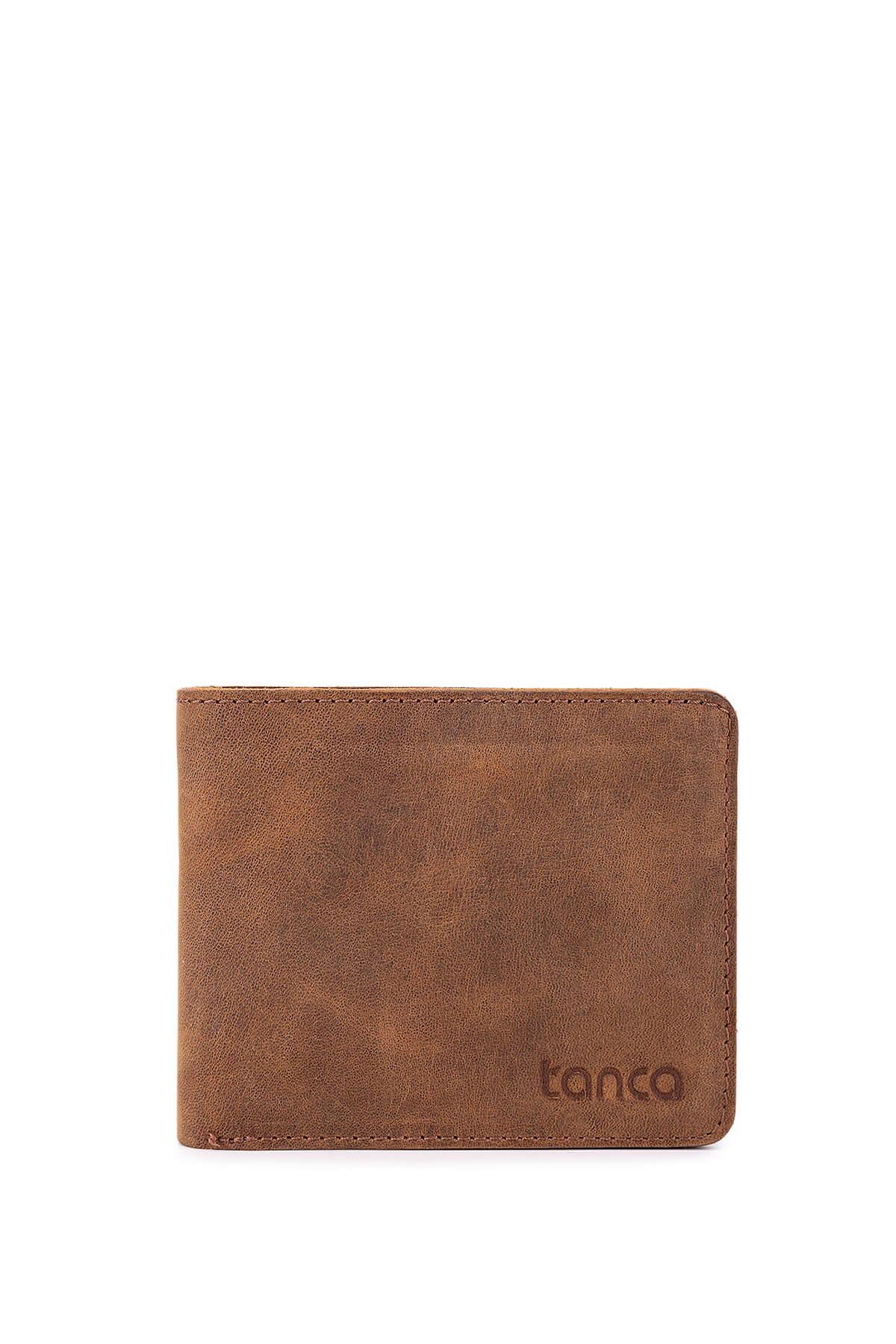 Tamer Tanca Erkek Hakiki Deri Taba Crazy Cüzdan