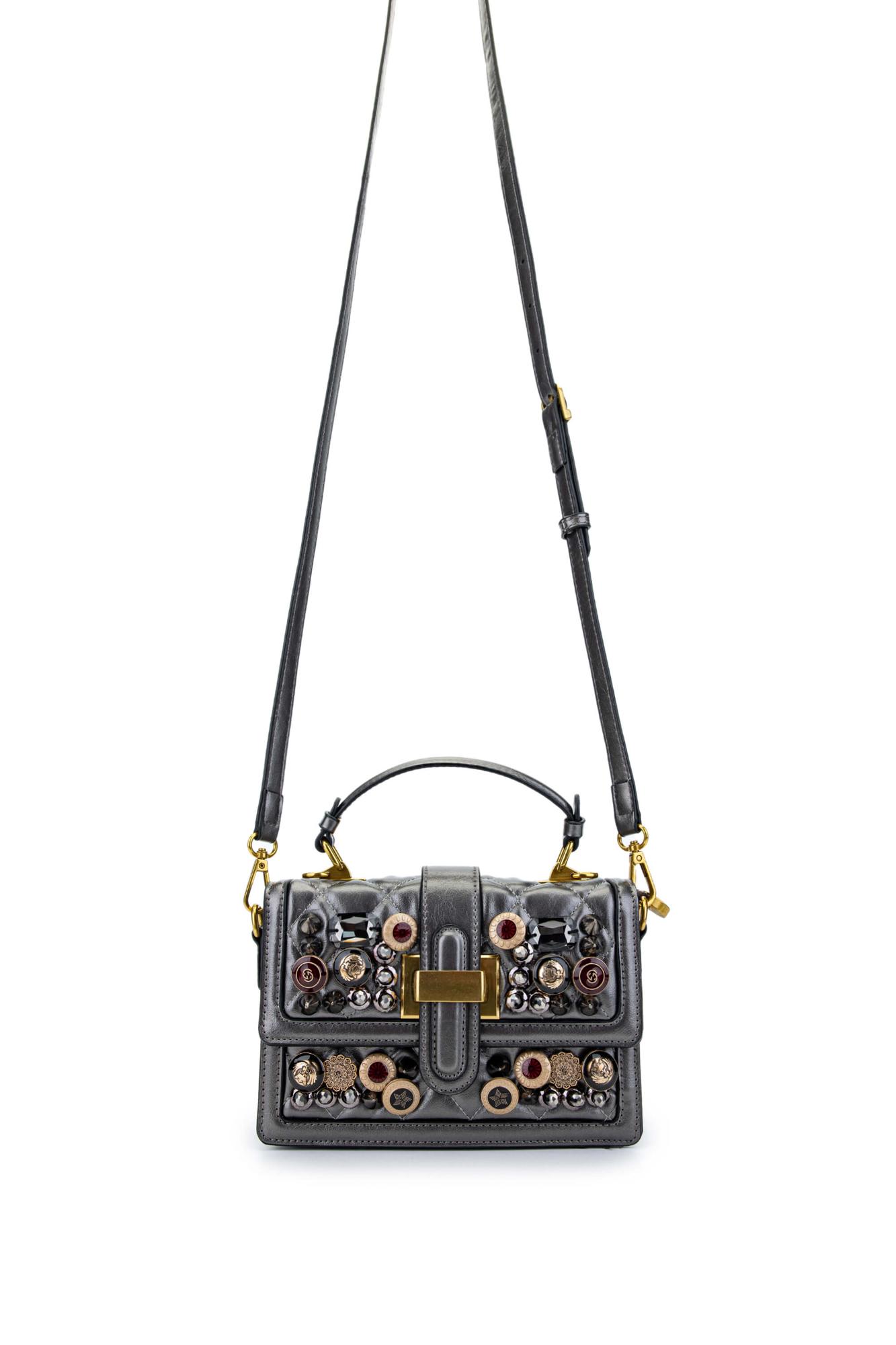 Tamer Tanca Kadın Vegan Metalik Kol Çantası