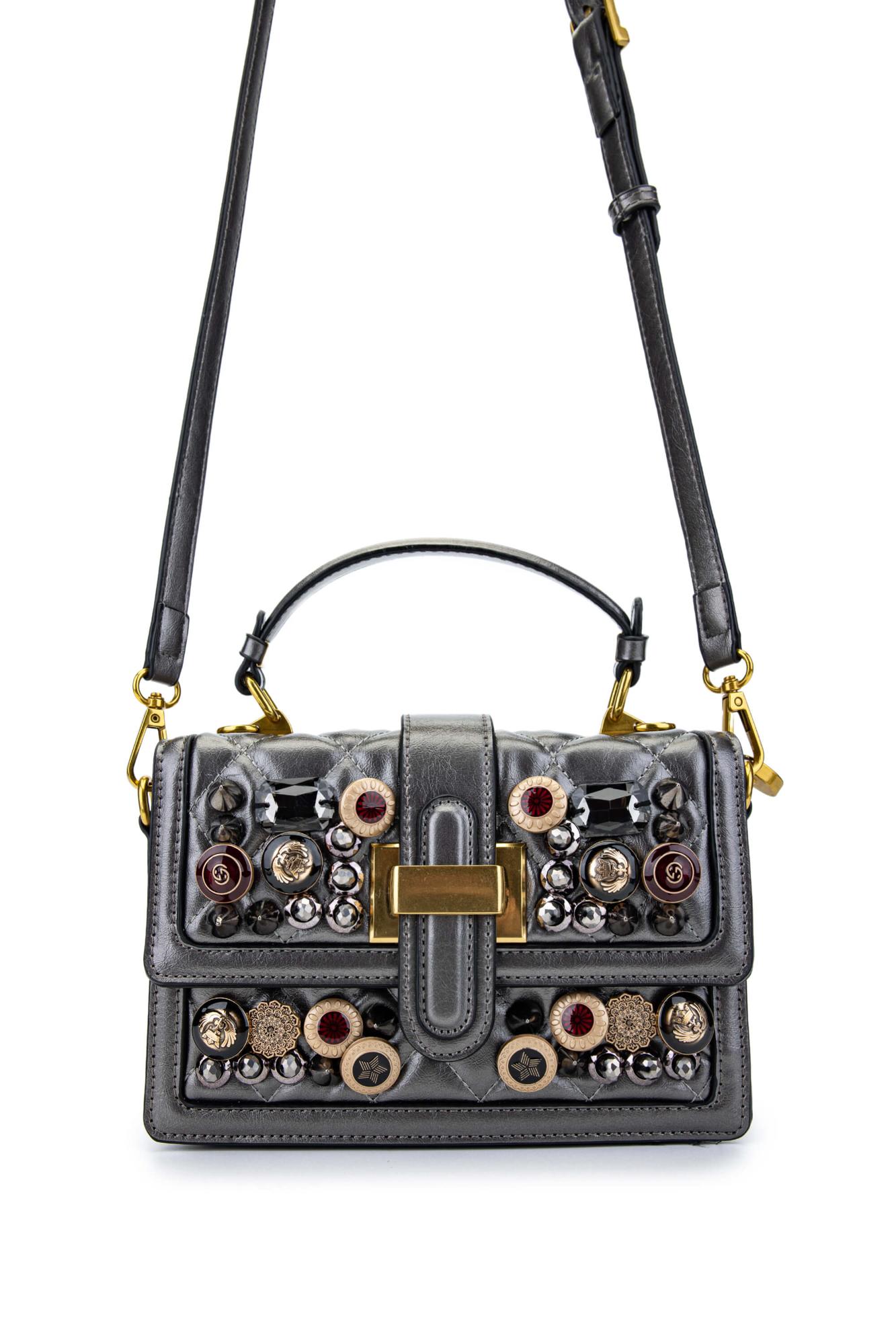 Tamer Tanca Kadın Vegan Metalik Kol Çantası