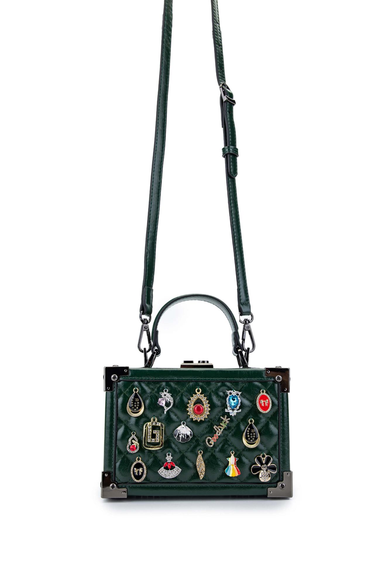 Tamer Tanca Kadın Vegan Yeşil Kol Çantası