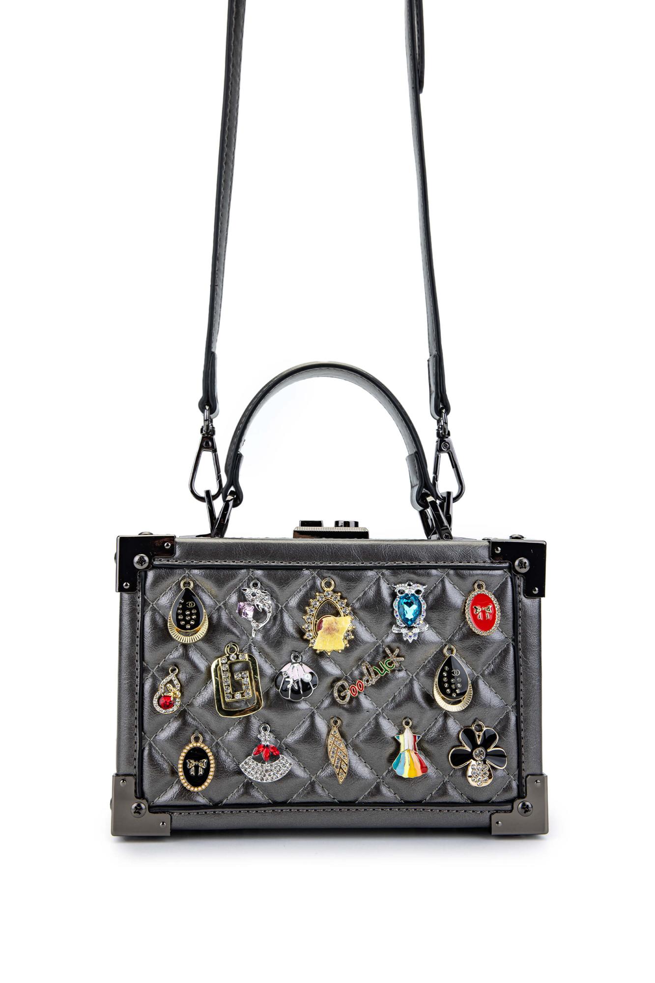 Tamer Tanca Kadın Vegan Metalik Kol Çantası