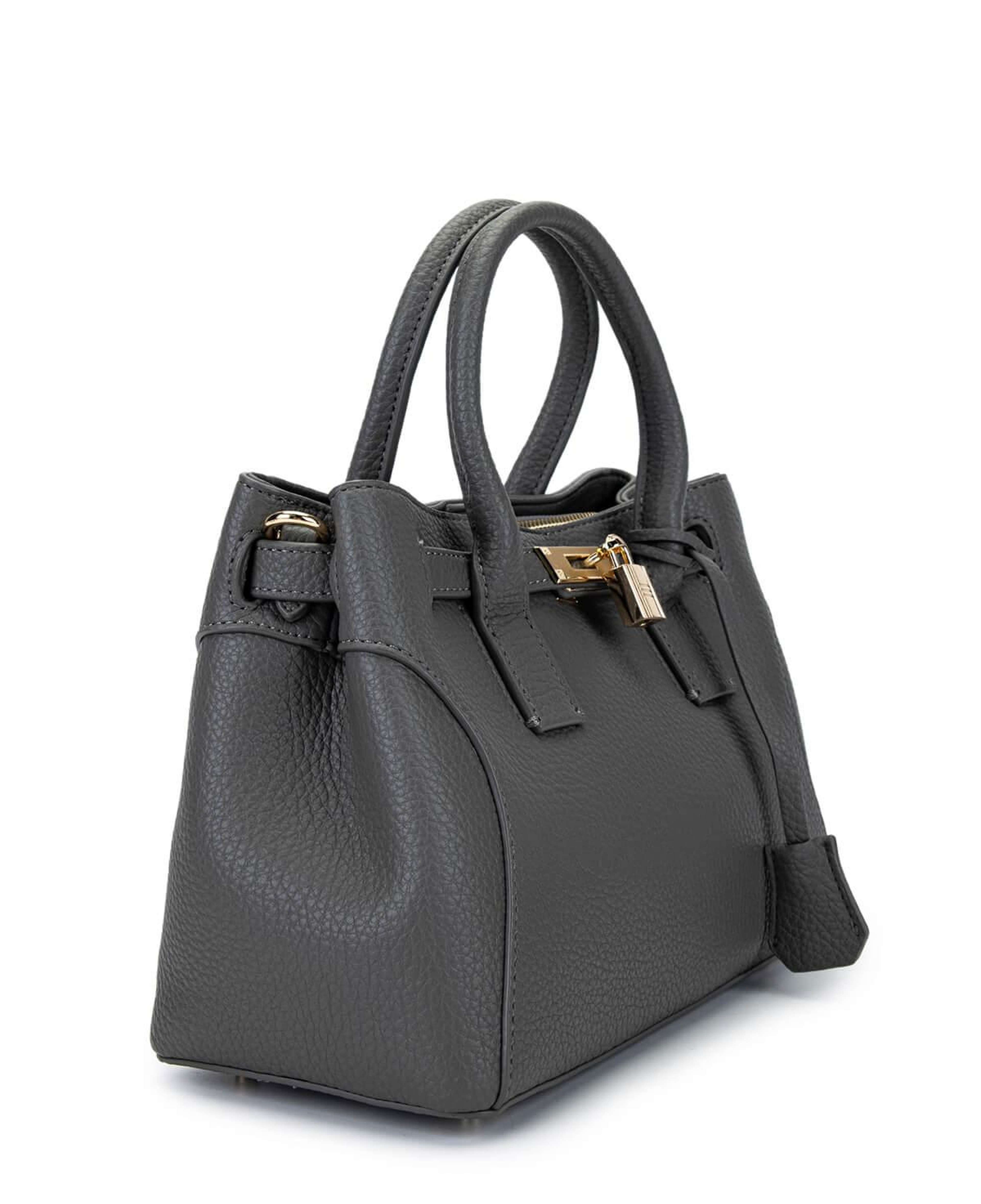 Tamer Tanca Kadın Suni Deri Gri Omuz Çanta