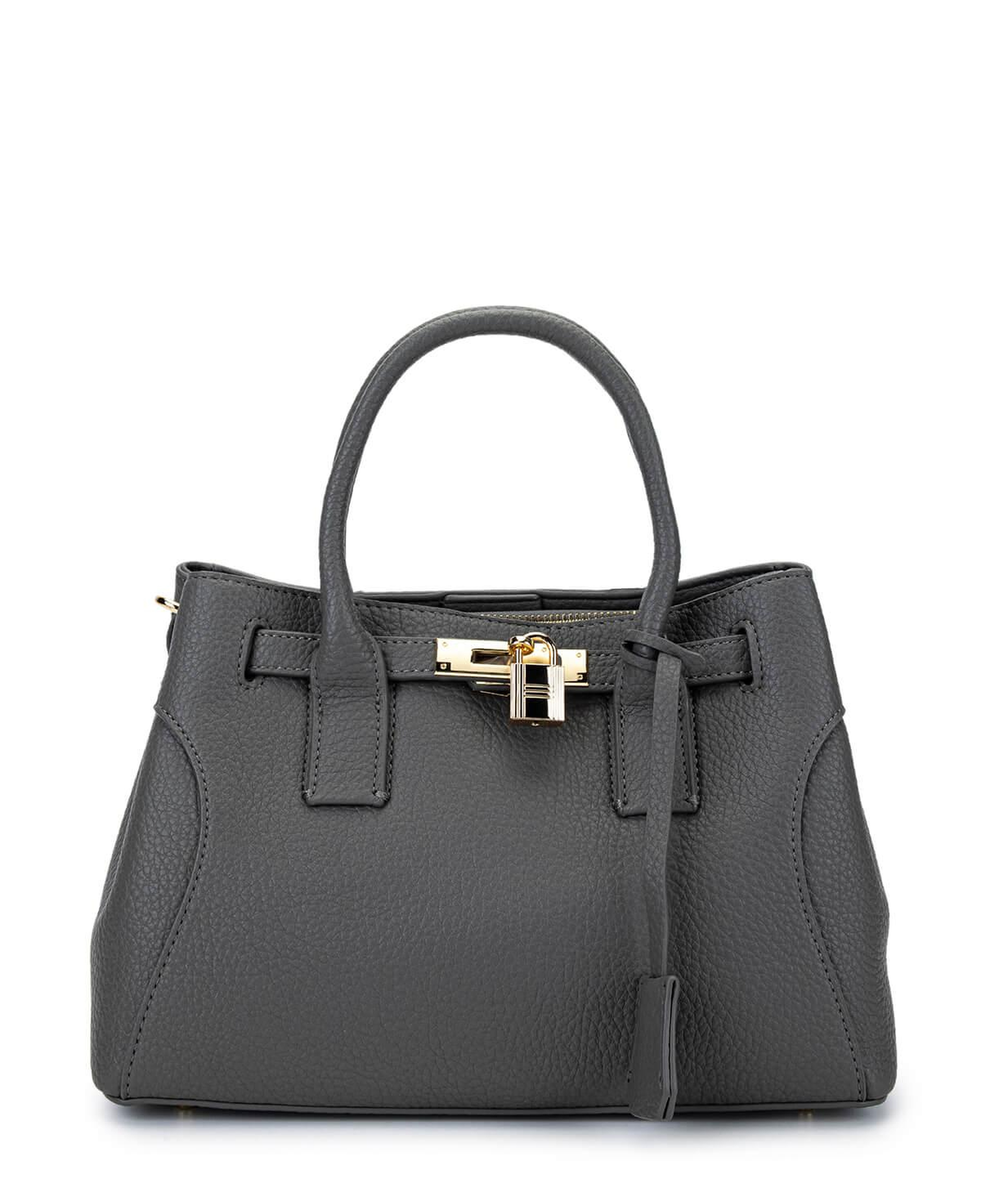 Tamer Tanca Kadın Suni Deri Gri Omuz Çanta