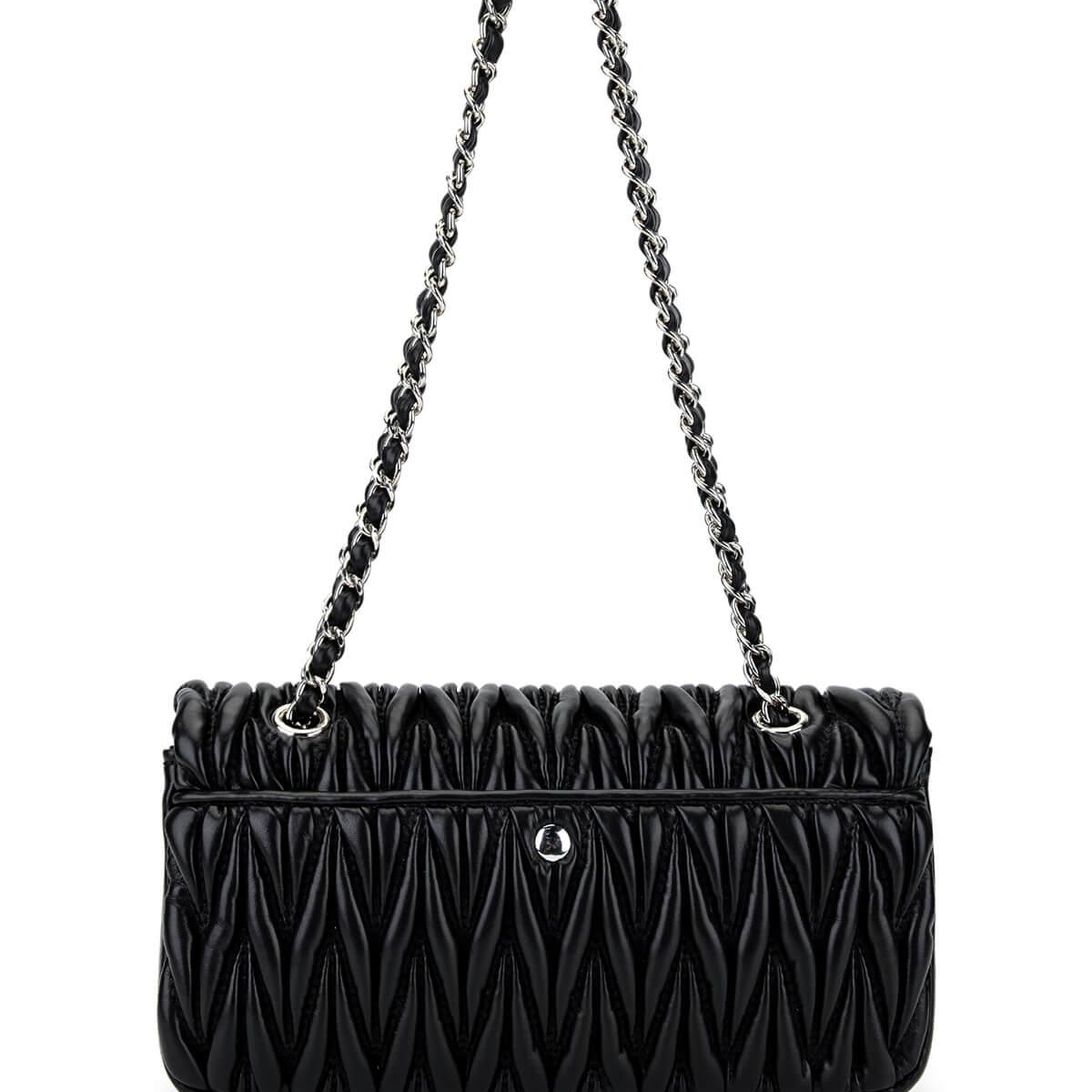 Tamer Tanca Kadın Suni Deri Siyah Omuz Çanta