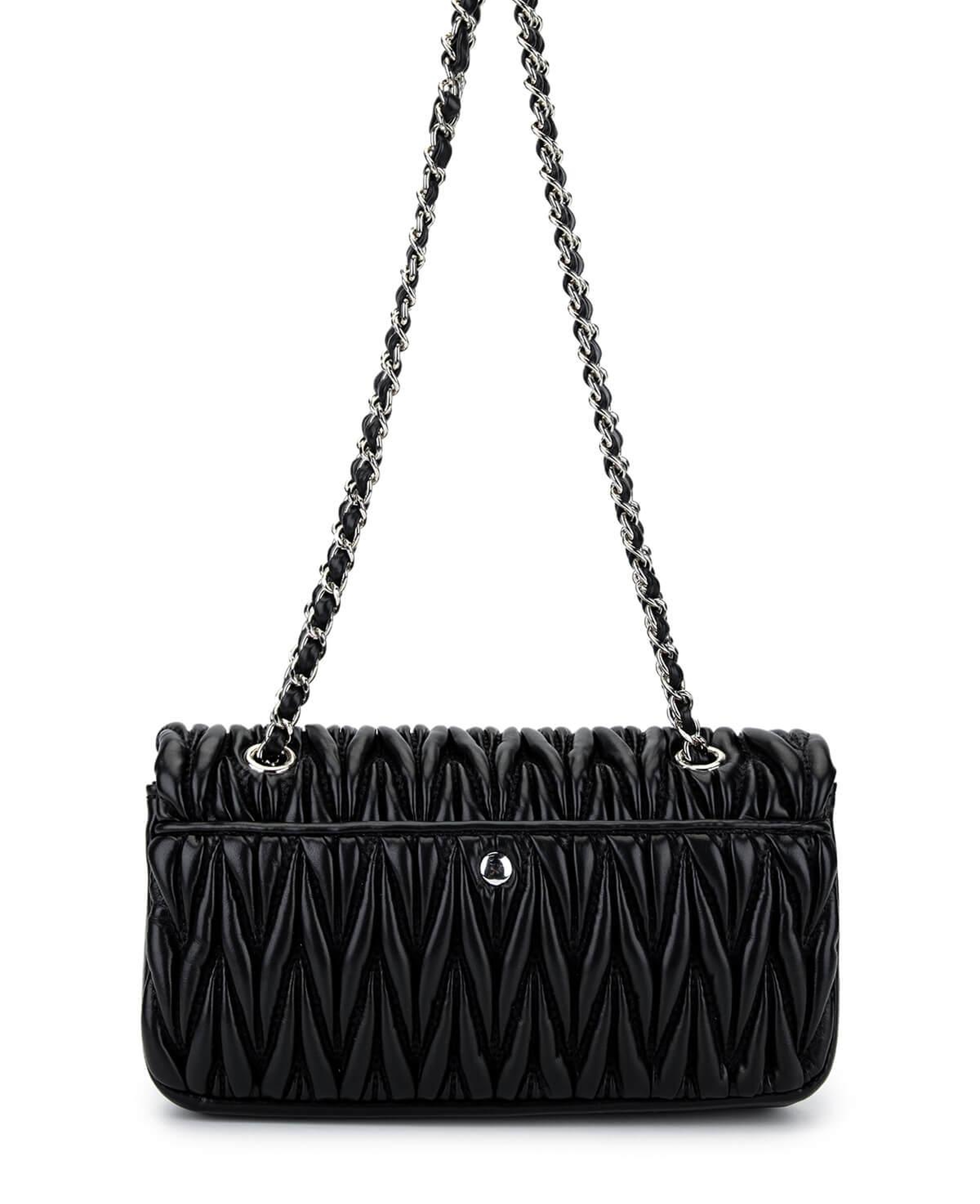 Tamer Tanca Kadın Suni Deri Siyah Omuz Çanta