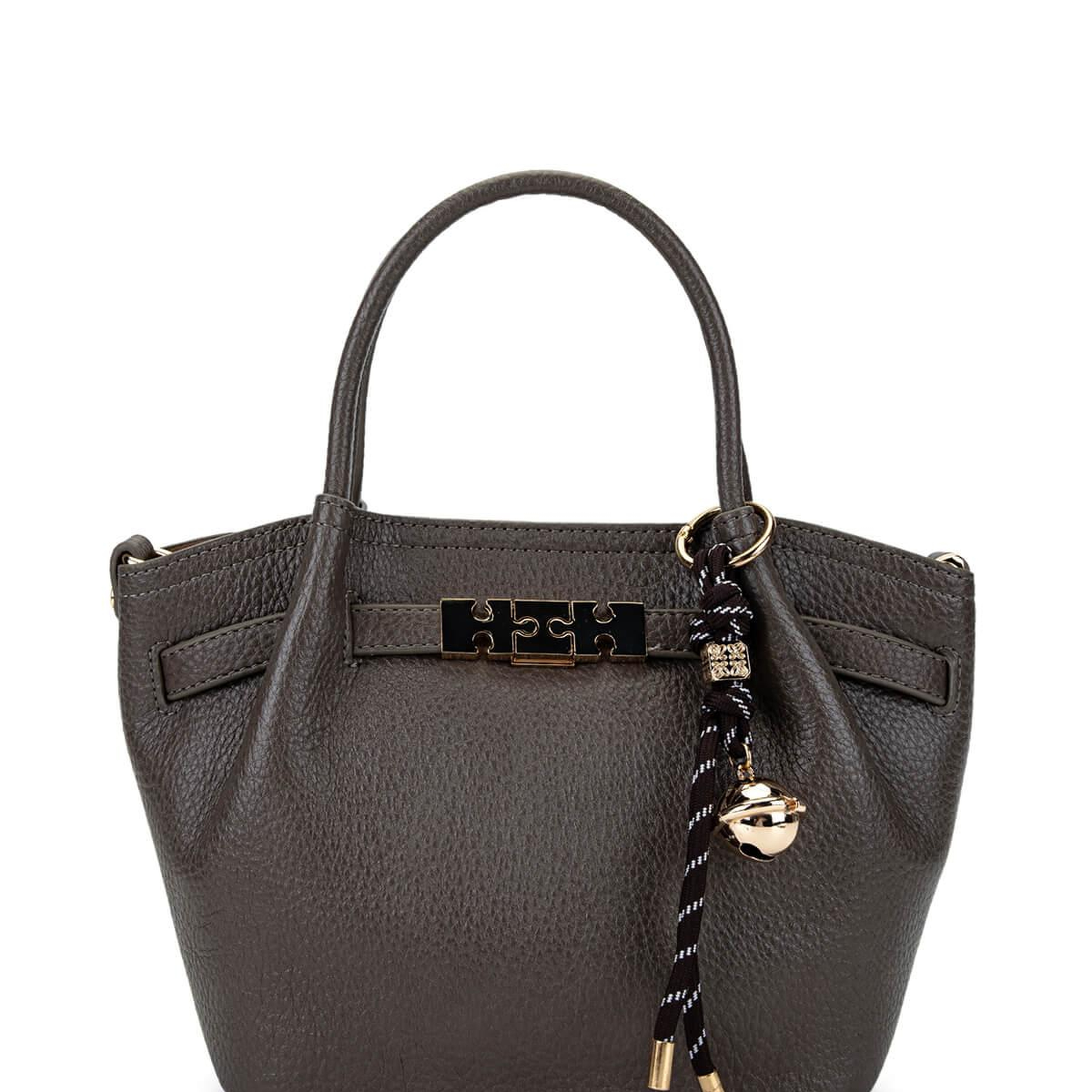 Tamer Tanca Kadın Suni Deri Gri Omuz Çanta