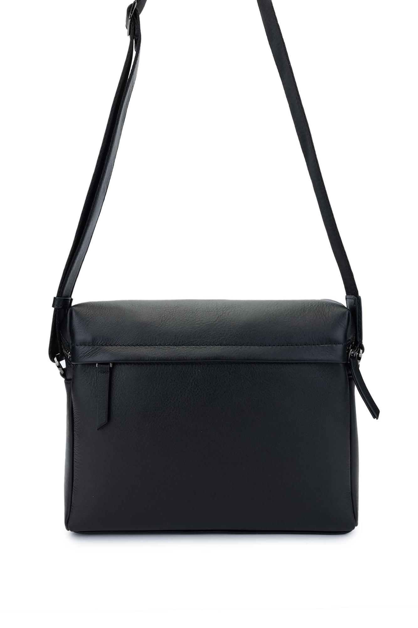 Tamer Tanca Erkek Hakiki Deri Siyah Postacı Çanta