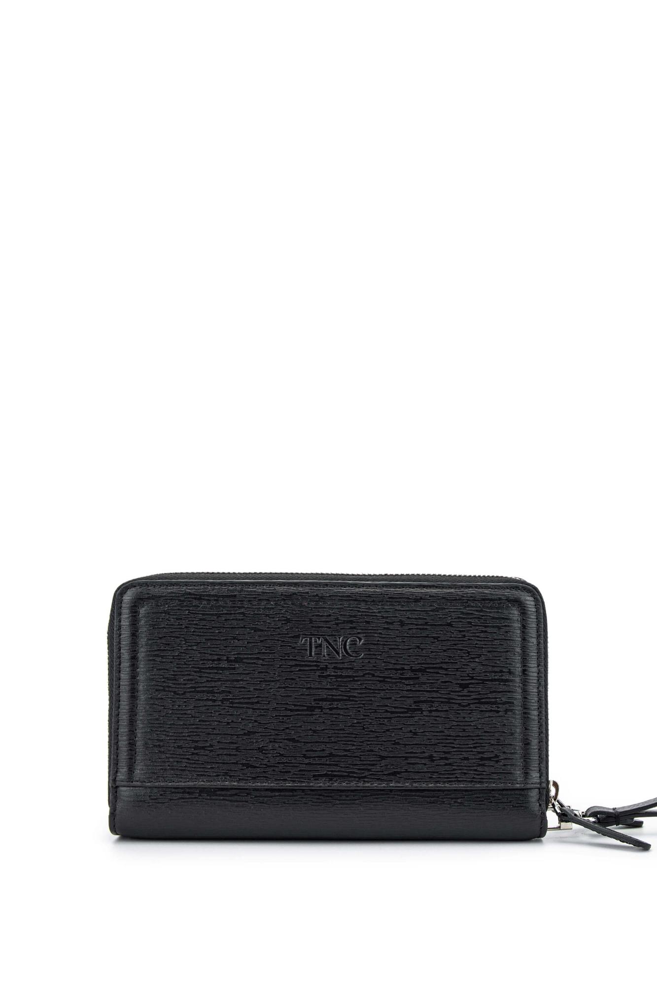 Tamer Tanca Erkek Hakiki Deri Siyah El Çantası