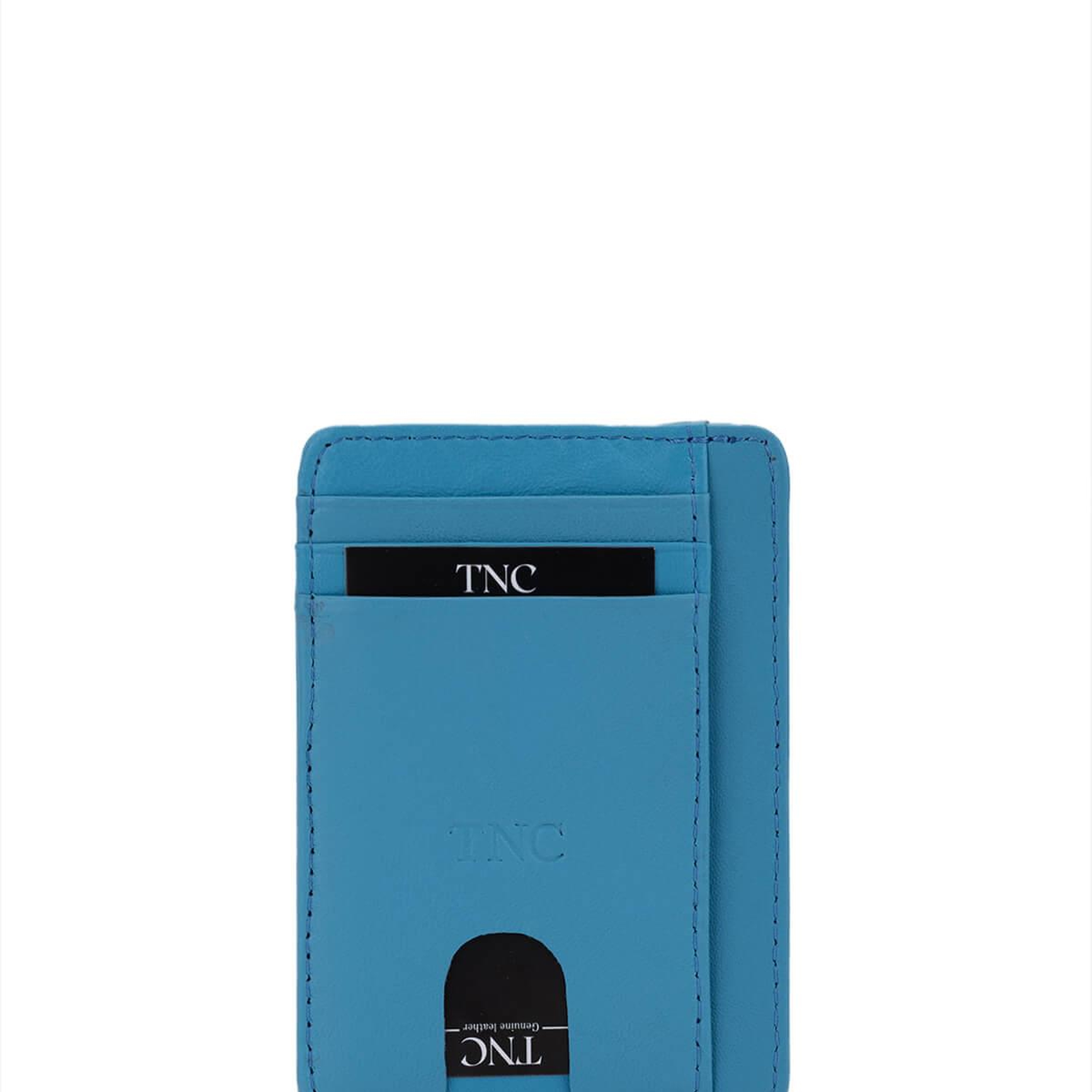 Tamer Tanca Unisex Hakiki Deri Mavi Kartlık