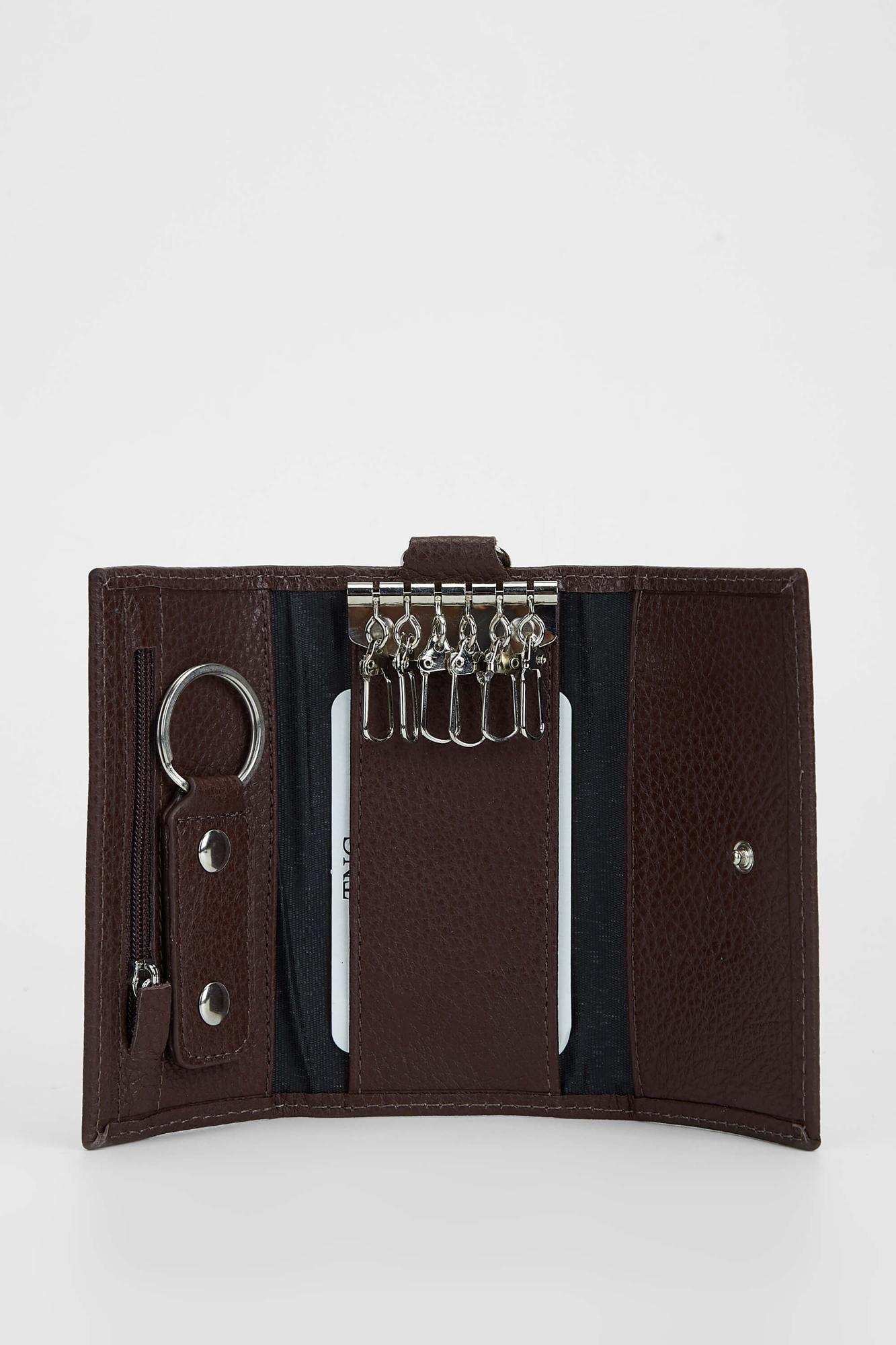 Tamer Tanca Erkek Hakiki Deri Kahverengi Anahtarlık