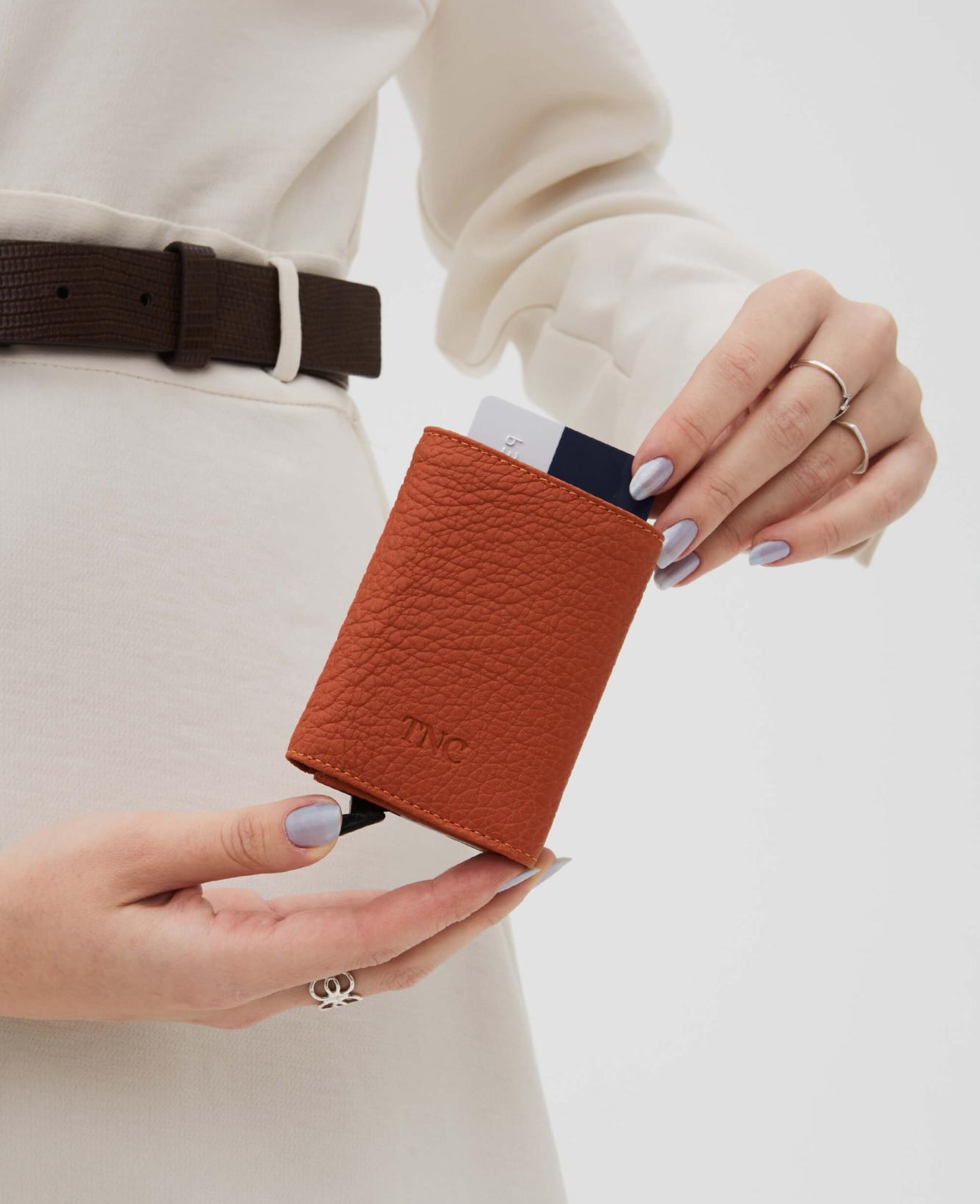 Tamer Tanca Erkek Hakiki Deri Kiremit Kartlık