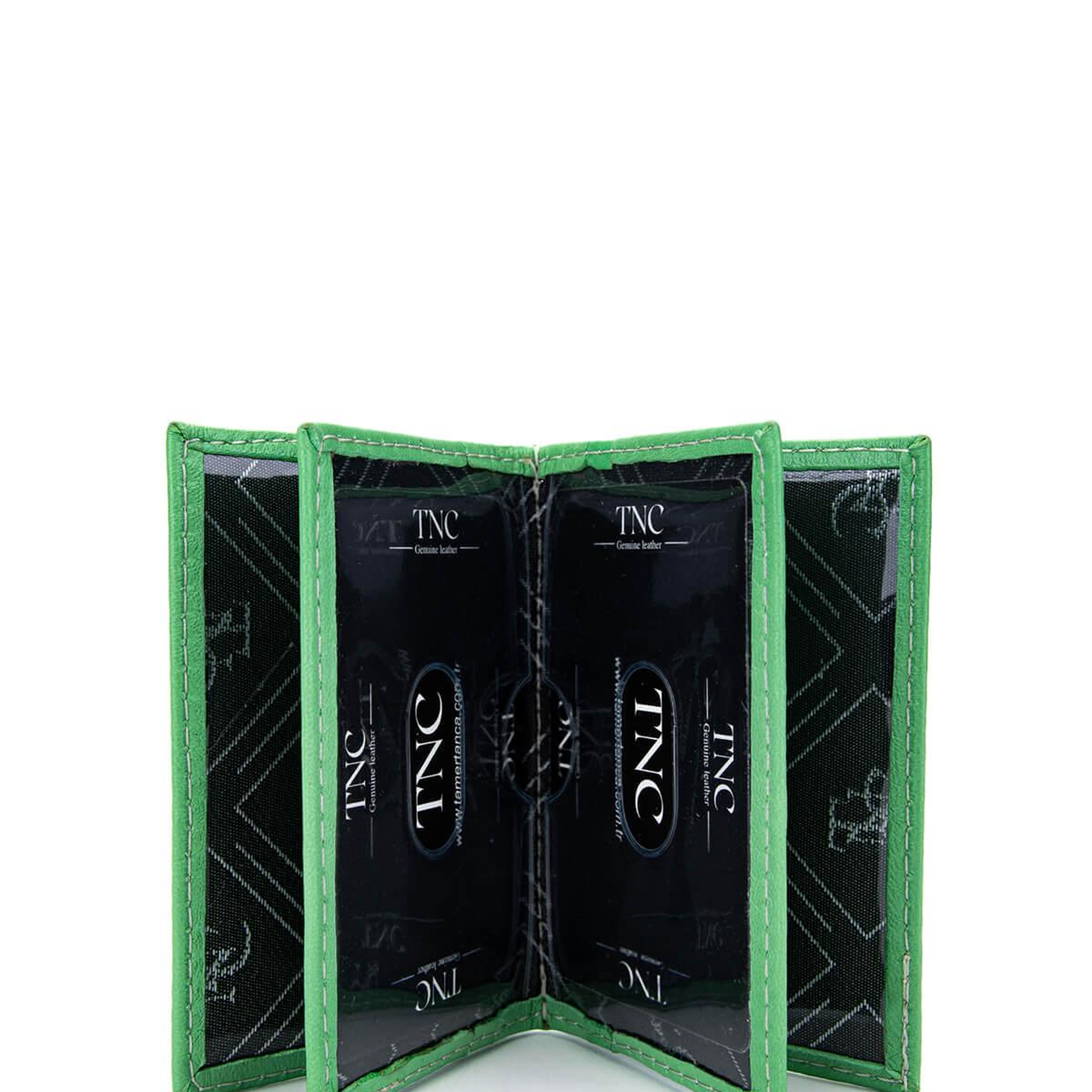 Tamer Tanca Unisex Hakiki Deri Yeşil Kartlık