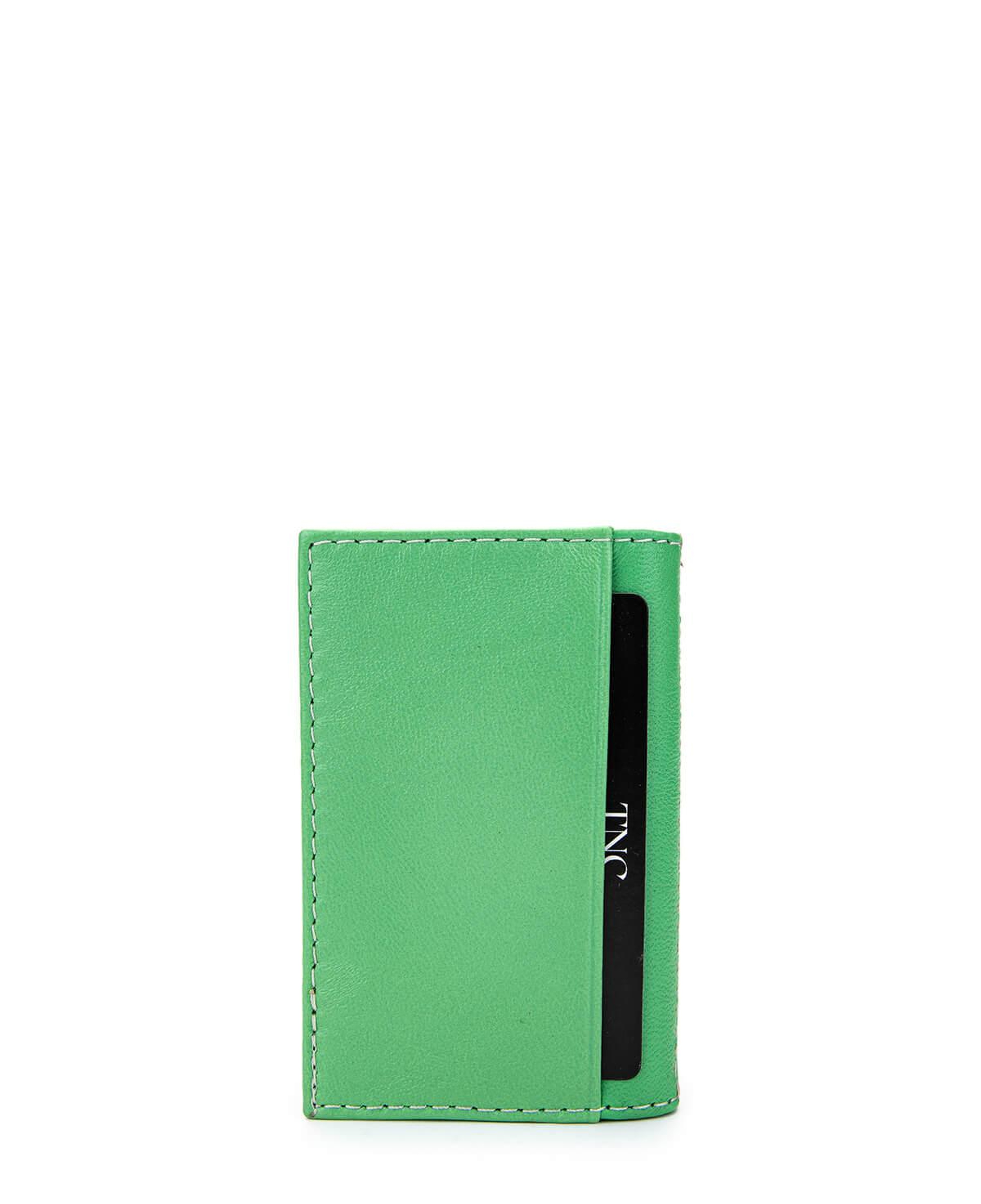 Tamer Tanca Unisex Hakiki Deri Yeşil Kartlık