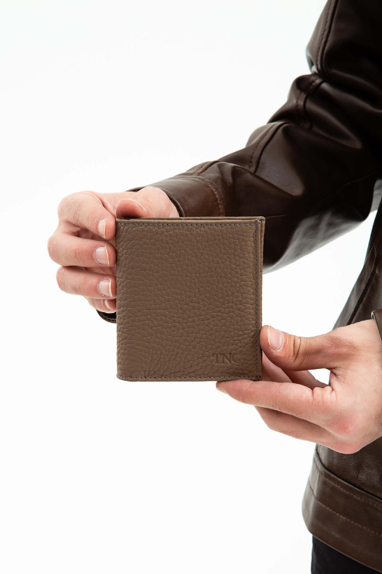 Tamer Tanca Erkek Hakiki Deri Vizon Cüzdan Cuzdan