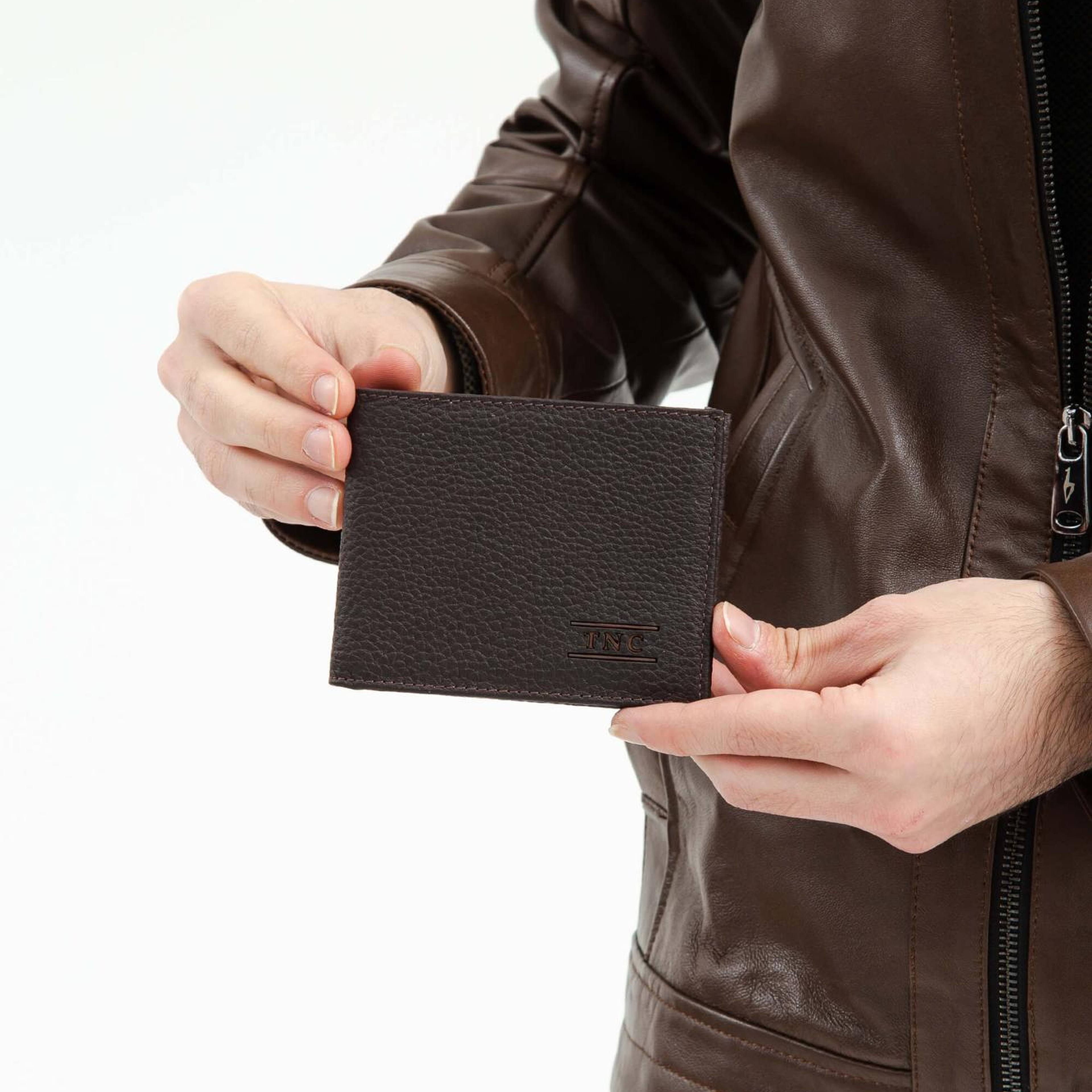 Tamer Tanca Erkek Hakiki Deri Kahverengi Cüzdan Cuzdan