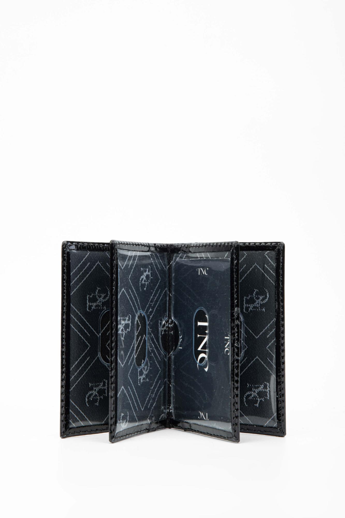 Tamer Tanca Erkek Hakiki Deri Siyah Kartlık