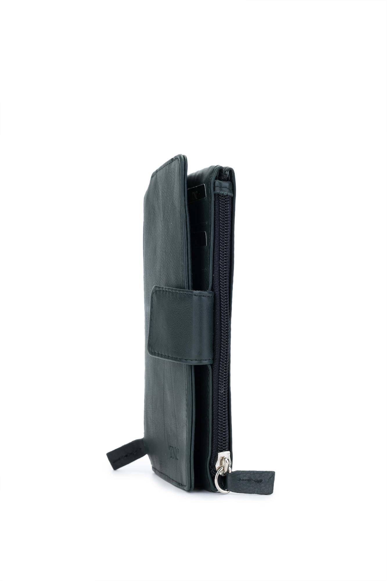 Tamer Tanca Erkek Hakiki Deri Haki Cüzdan Cuzdan