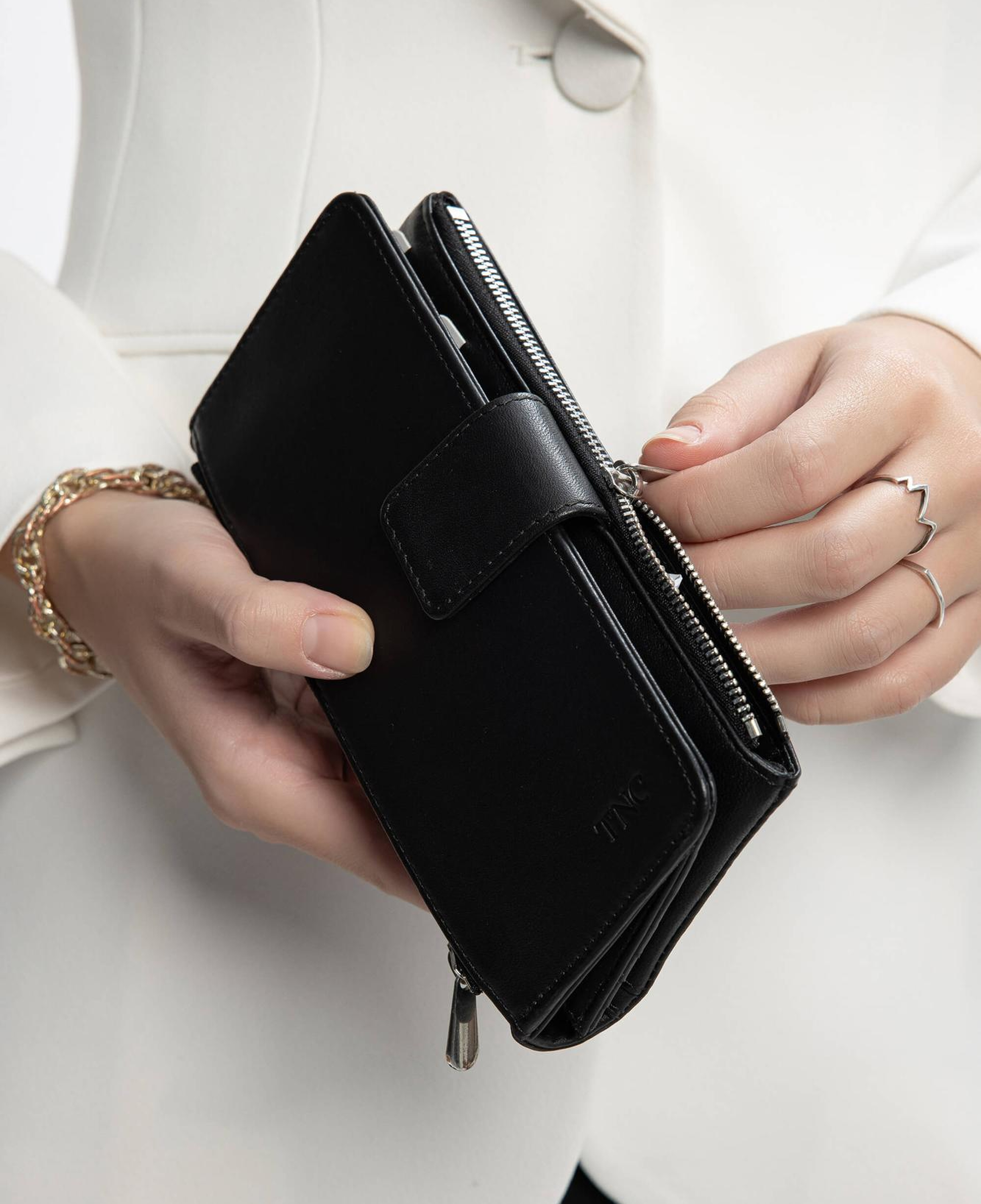 Tamer Tanca Erkek Hakiki Deri Siyah Cüzdan Cuzdan