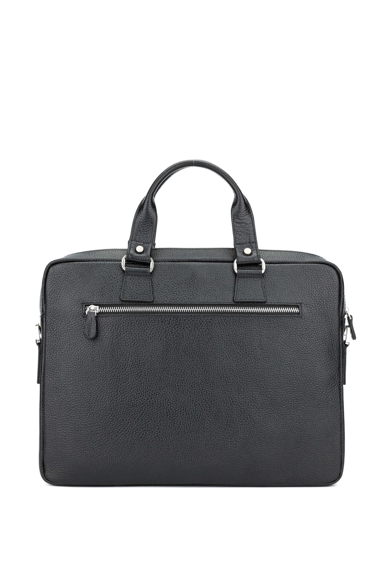 Tamer Tanca Erkek Hakiki Deri Siyah Evrak Çantası