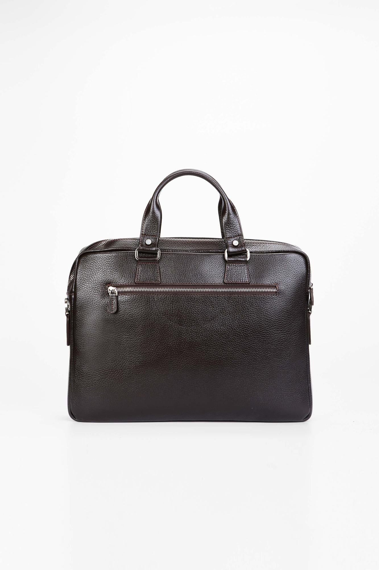 Tamer Tanca Erkek Hakiki Deri Kahverengi Evrak Çantası