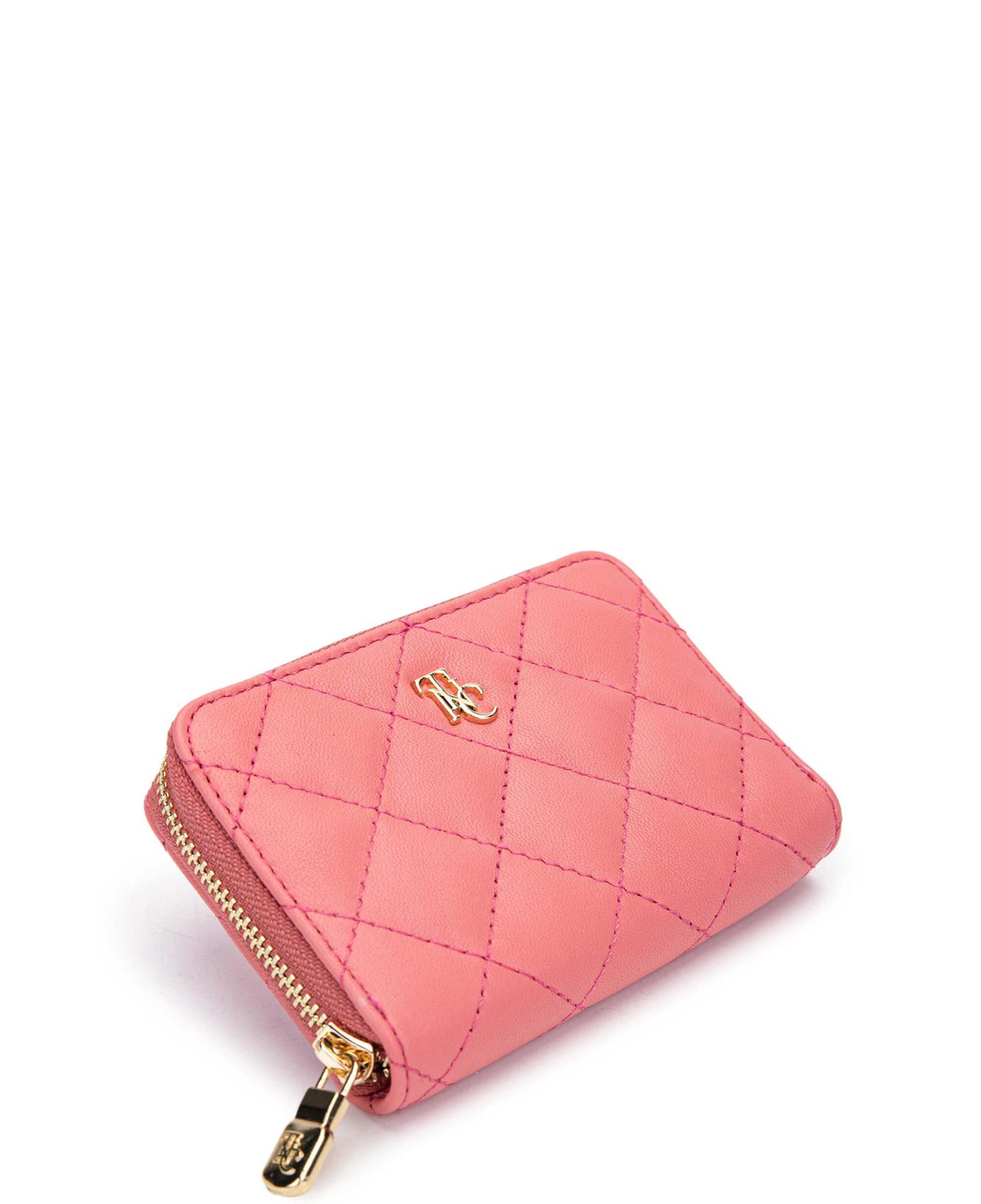 Tamer Tanca Unisex Hakiki Deri Pembe Cüzdan