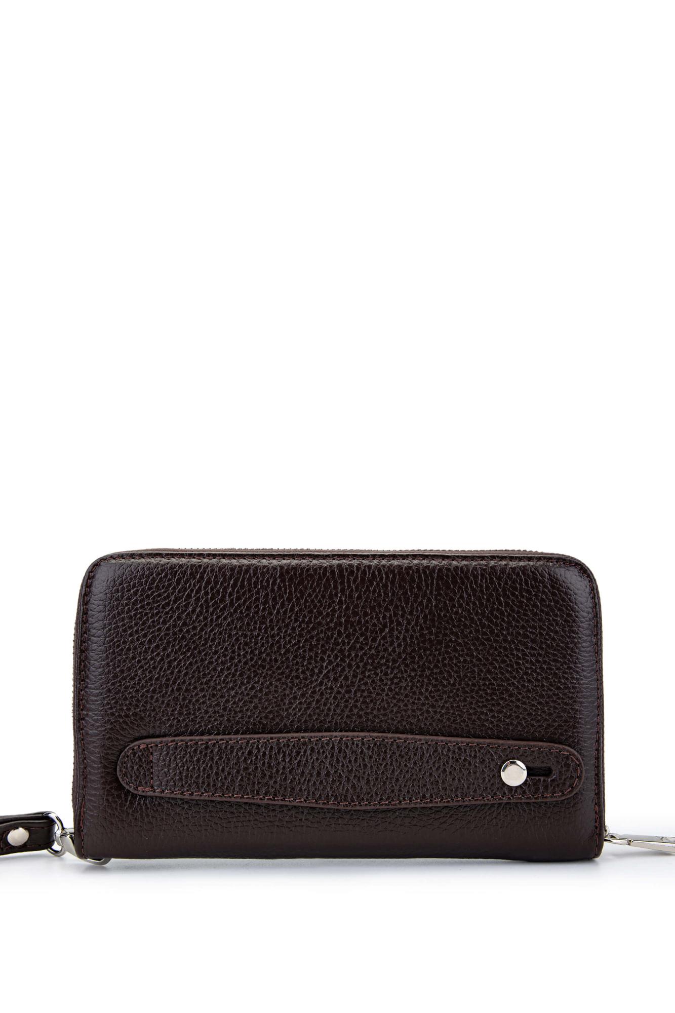 Tamer Tanca Erkek Hakiki Deri Kahverengi El Çantası