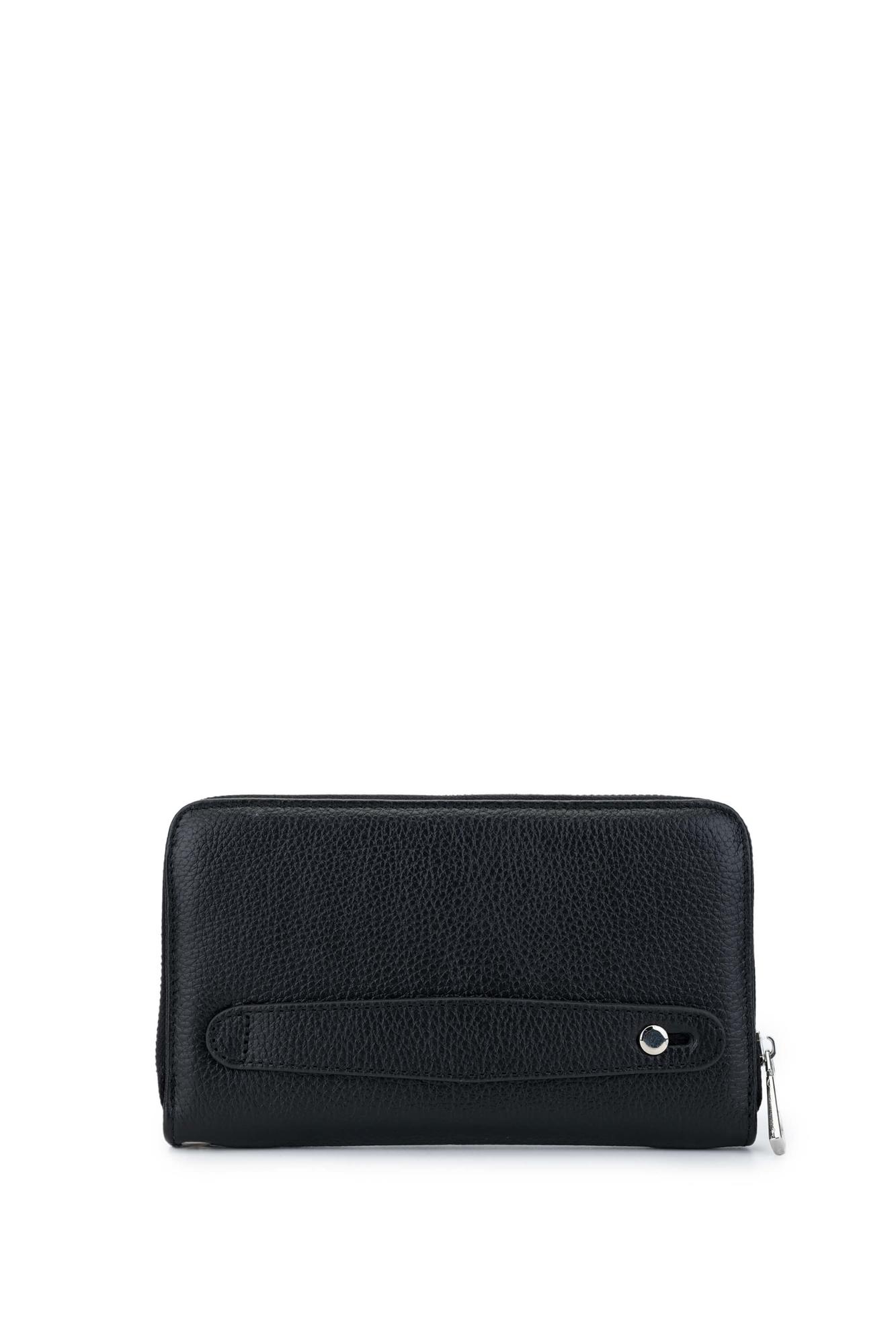 Tamer Tanca Erkek Hakiki Deri Siyah El Çantası