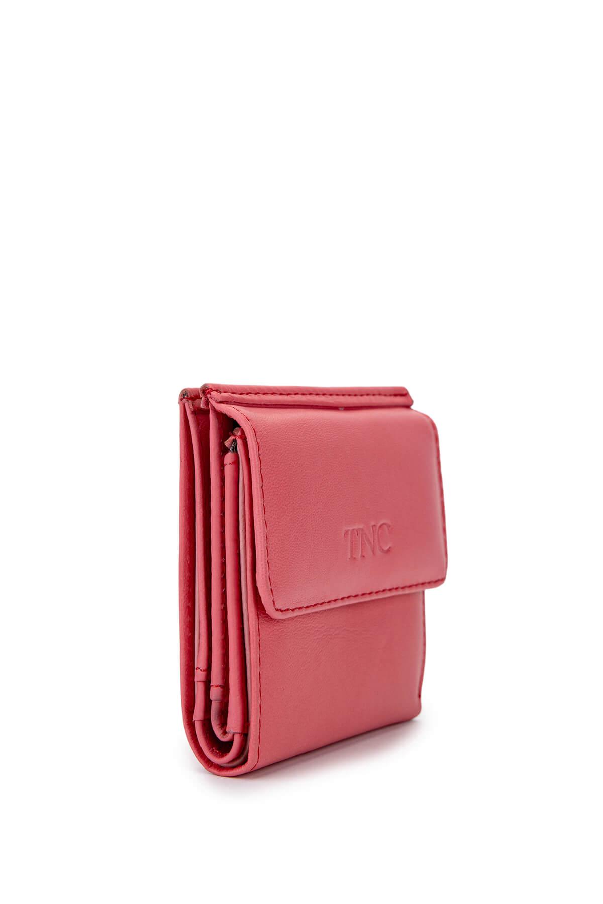 Tamer Tanca Unisex Hakiki Deri Pembe Cüzdan Cuzdan