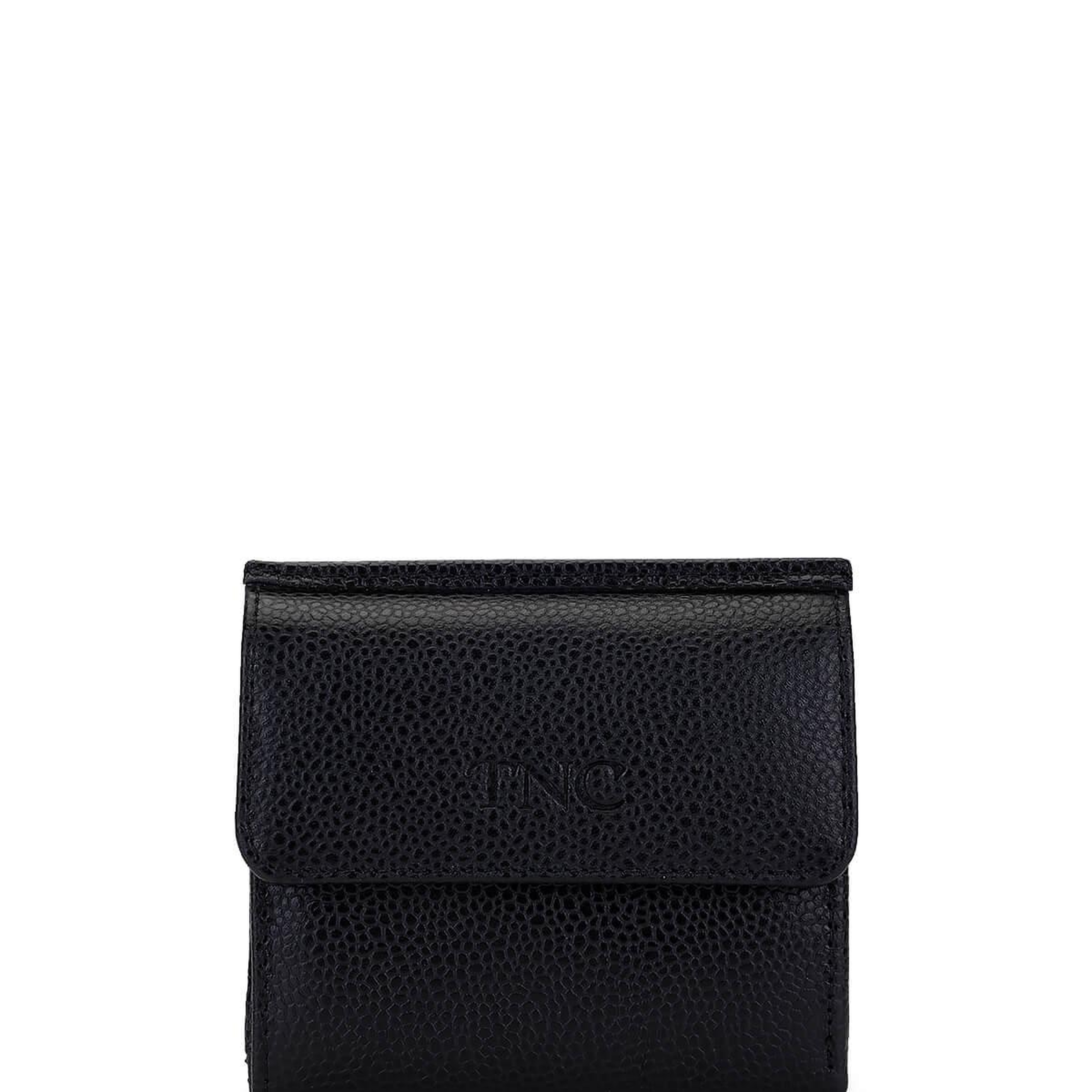 Tamer Tanca Unisex Hakiki Deri Siyah Havyar Cüzdan Cuzdan