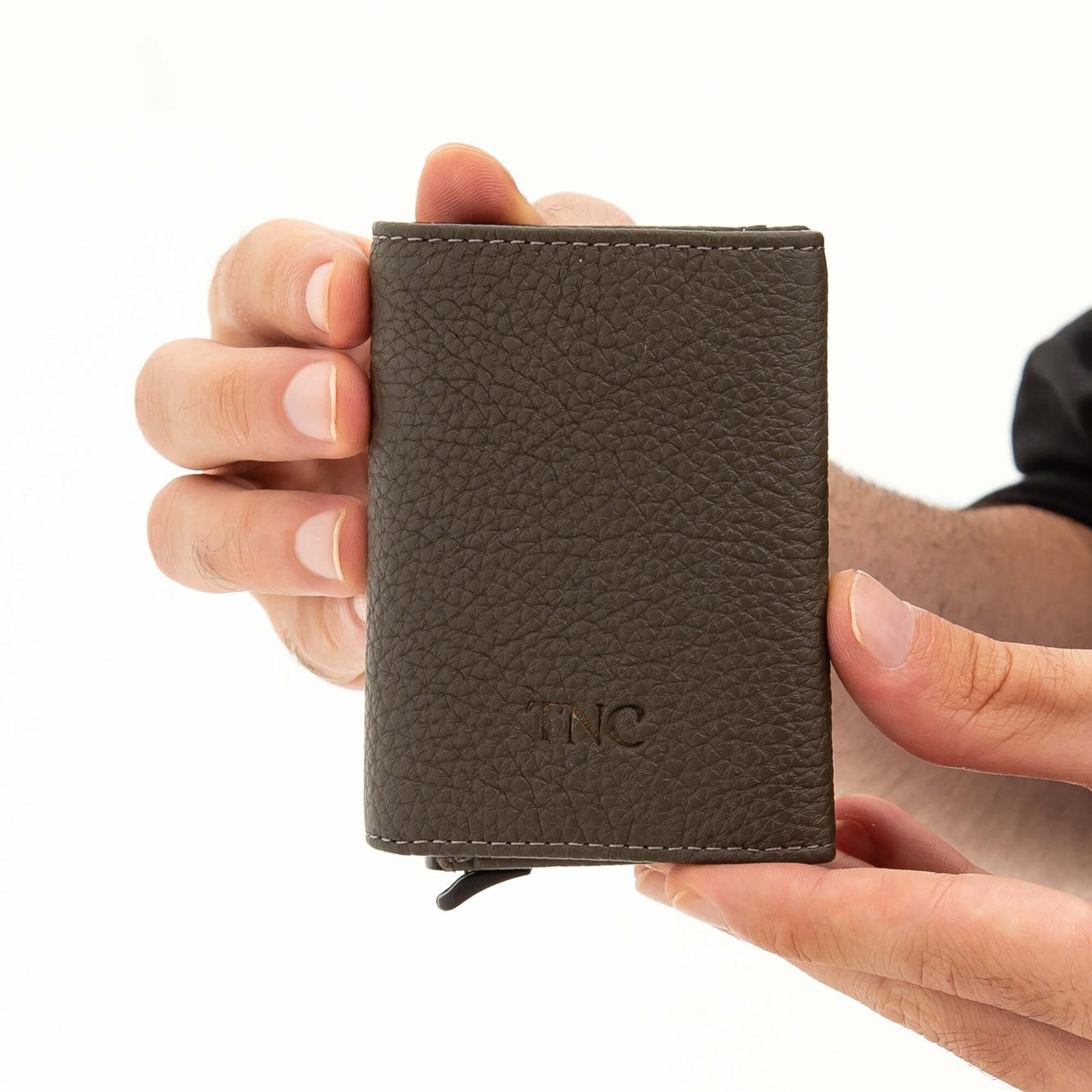 Tamer Tanca Erkek Hakiki Deri Haki Kartlık