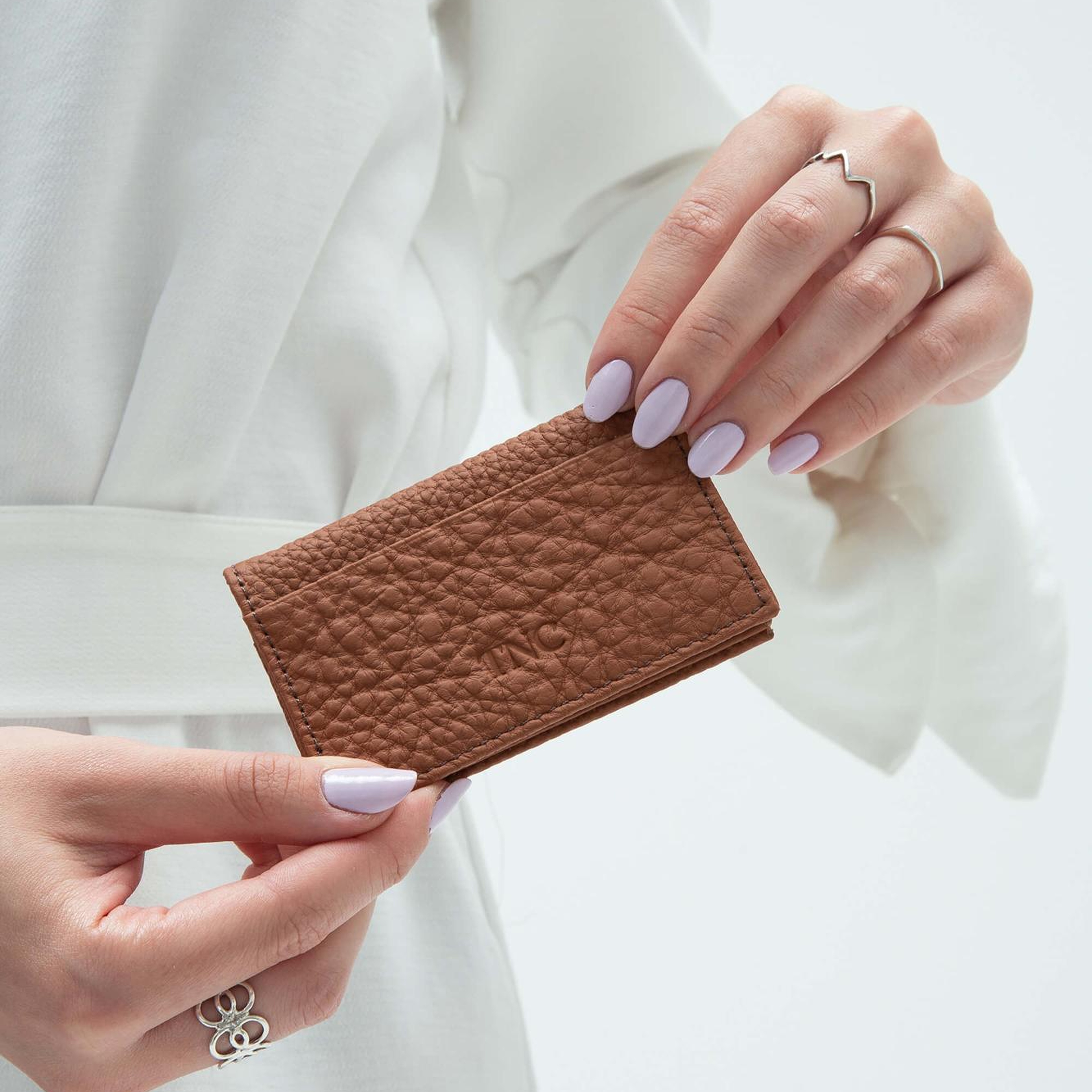 Tamer Tanca Erkek Hakiki Deri Taba Kartlık