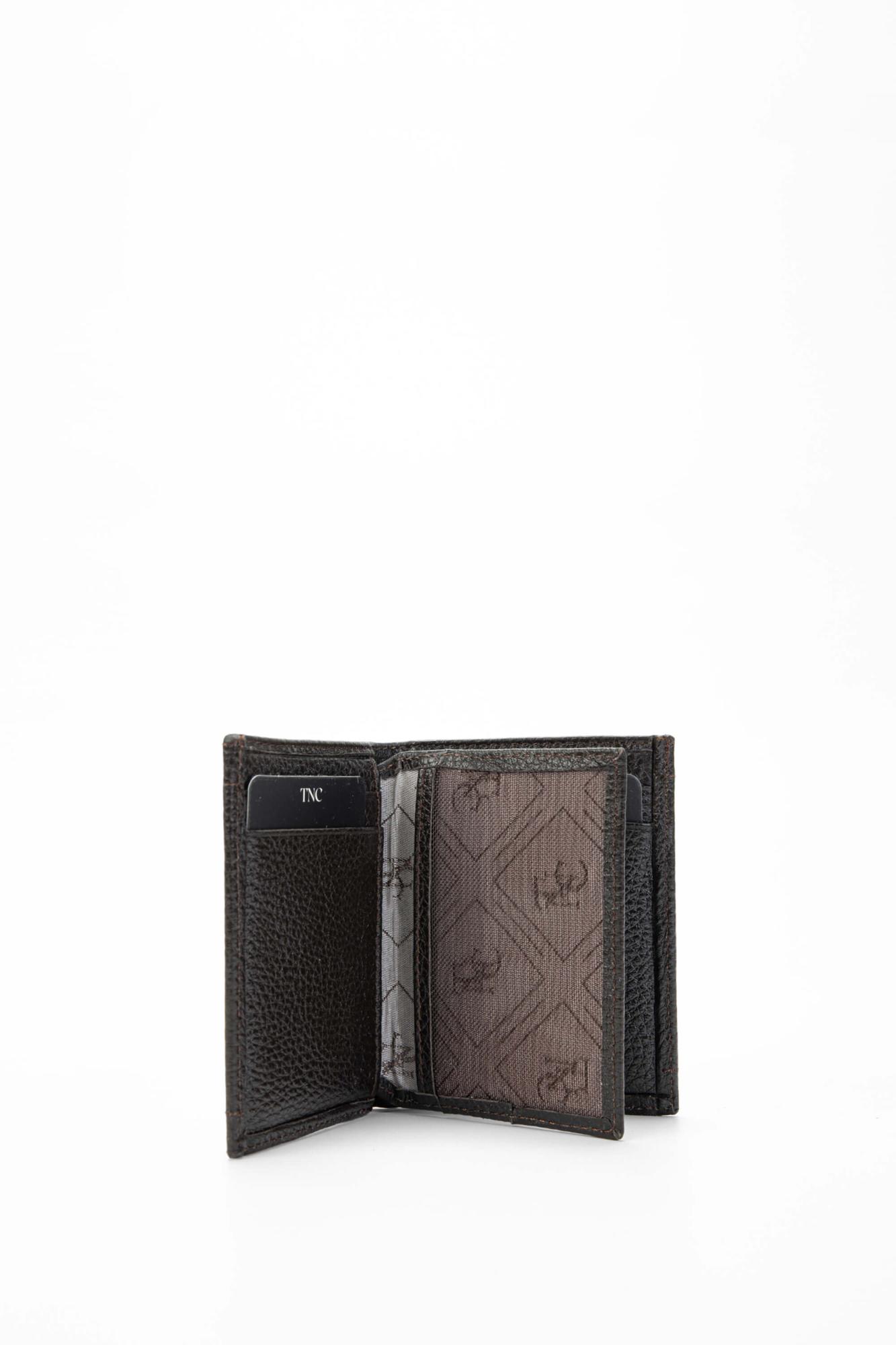 Tamer Tanca Erkek Hakiki Deri Kahverengi Cüzdan Cuzdan