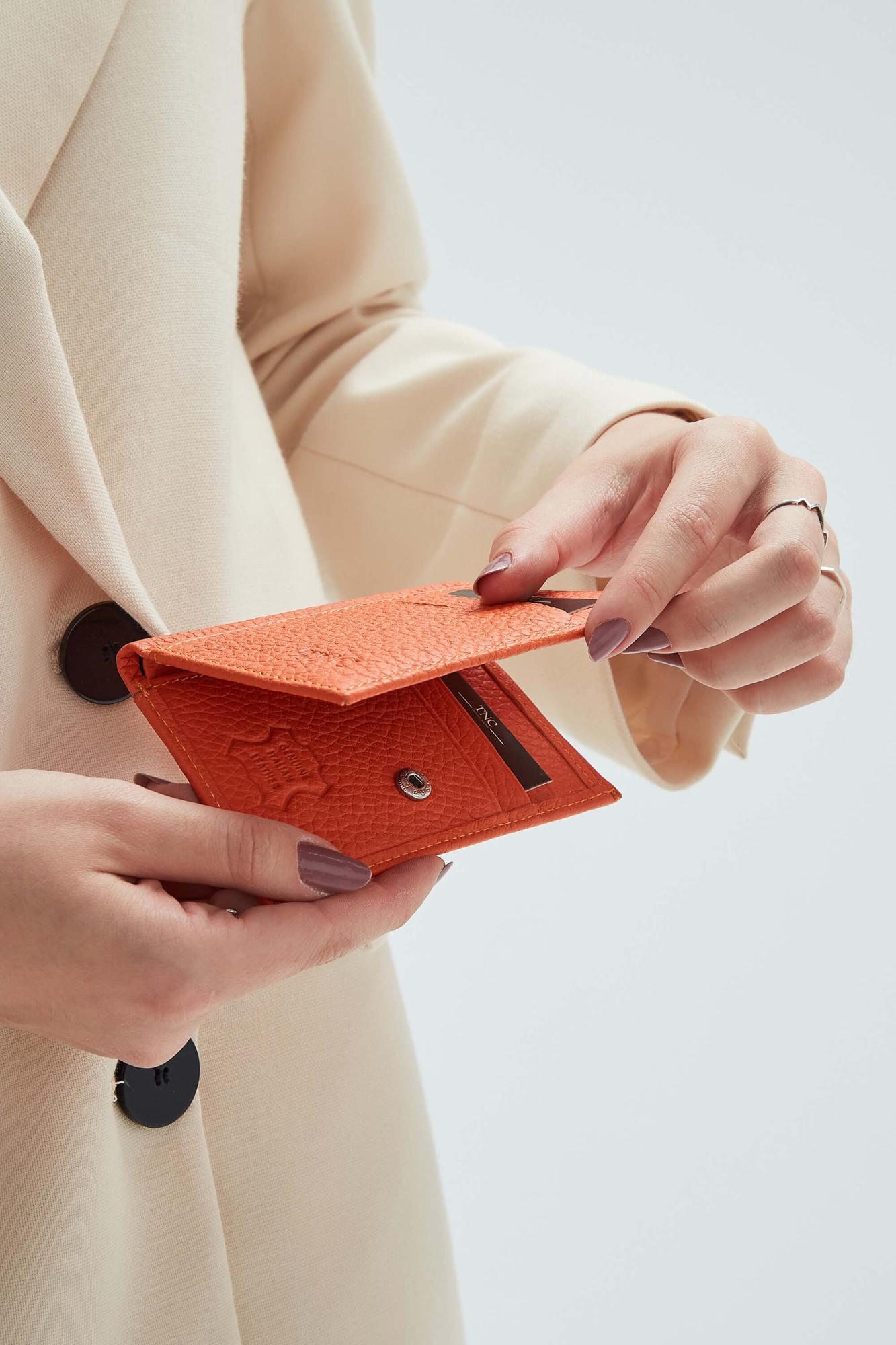 Tamer Tanca Erkek Hakiki Deri Kiremit Kartlık