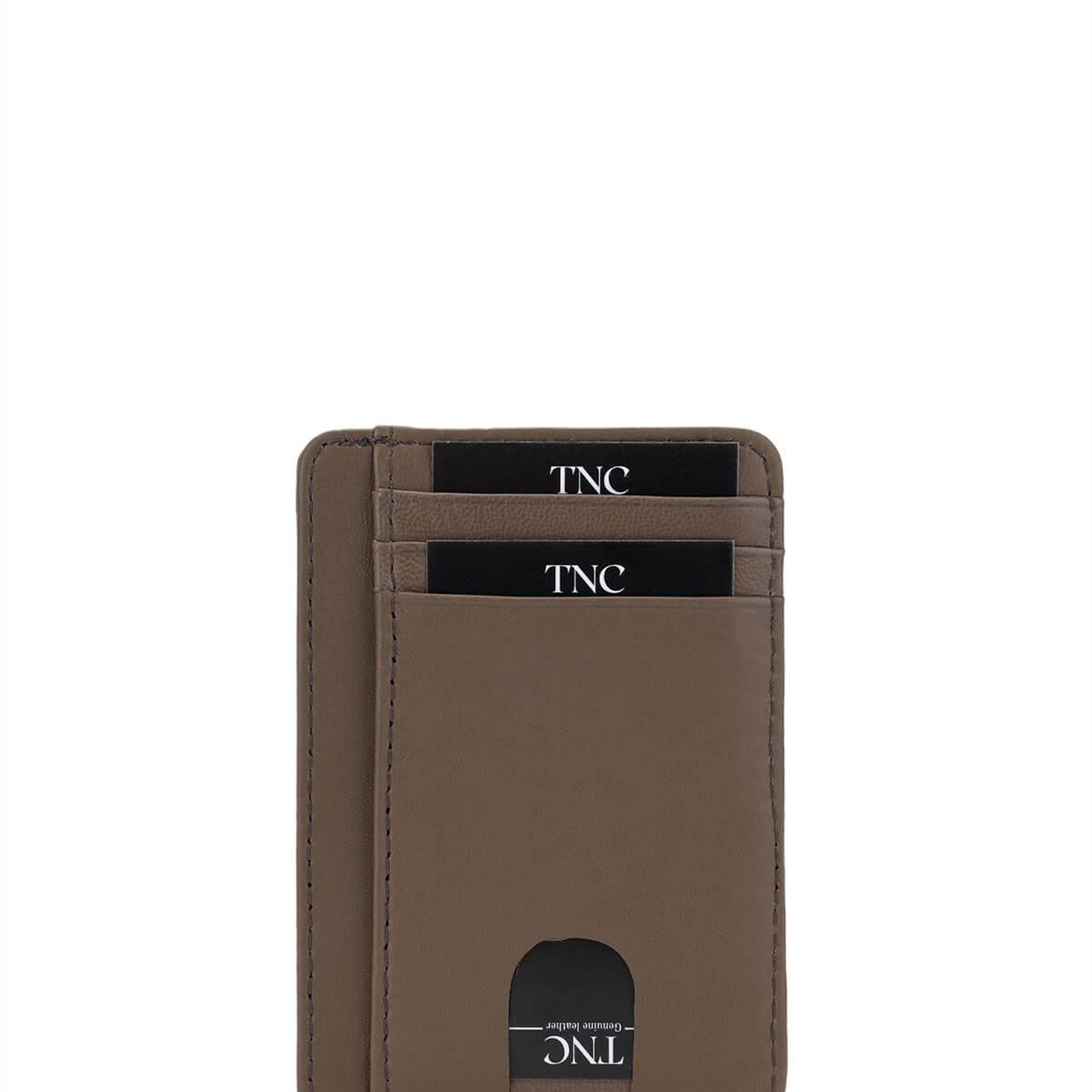 Tamer Tanca Unisex Hakiki Deri Bej Kartlık