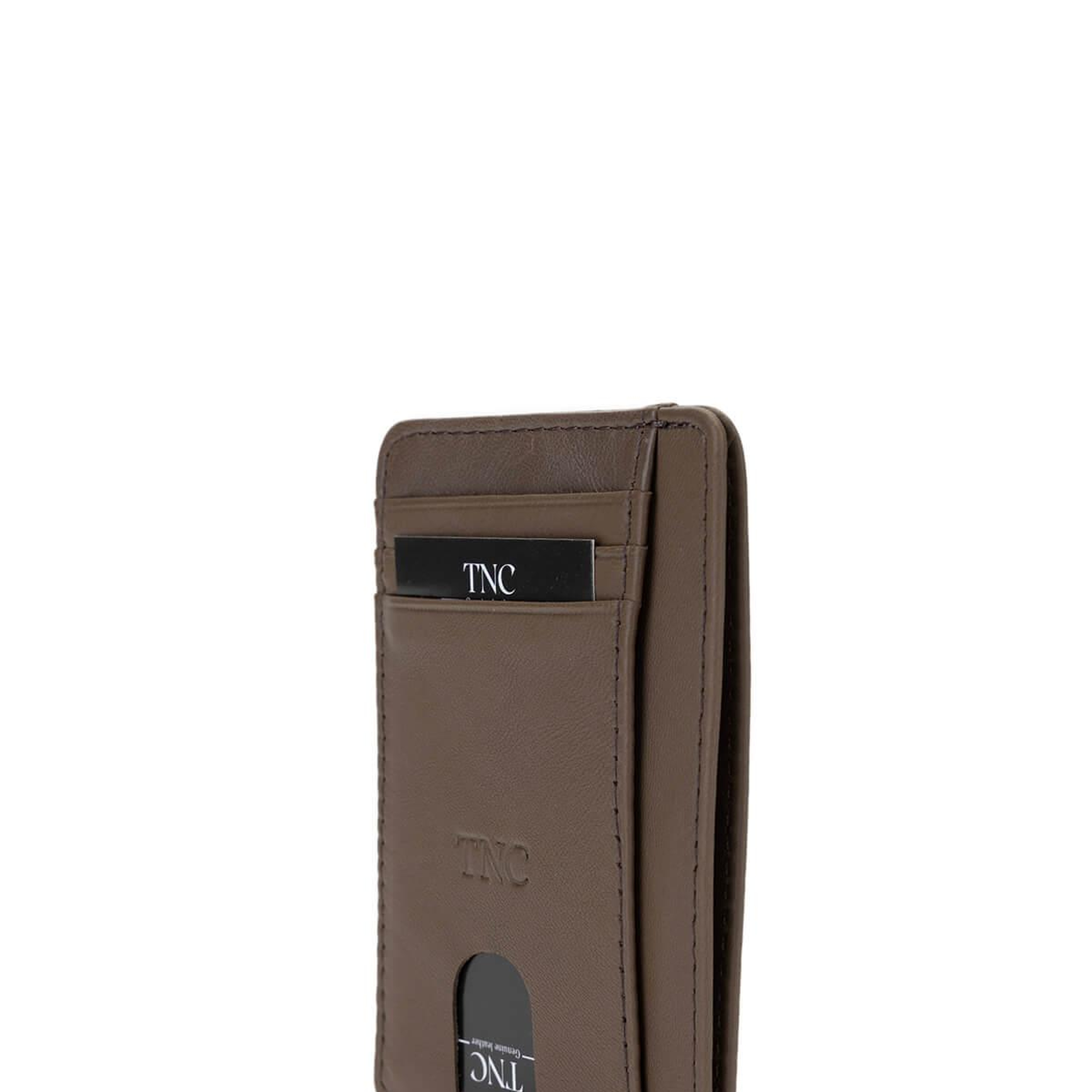 Tamer Tanca Unisex Hakiki Deri Bej Kartlık